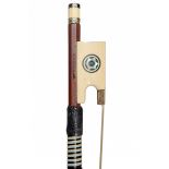 An English Silver and Ivory-Mounted Viola Bow by A. Bultitude Round stick Weight: 72g Sold with an