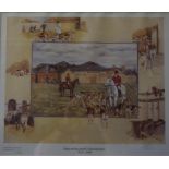Limited edition print Duke of Buccleuch hunt kennels 1826 - 1996. Number 35 of 300. Artist Judith St