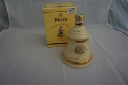 Boxed limited edition bellls whisky decanter Christmas 2006