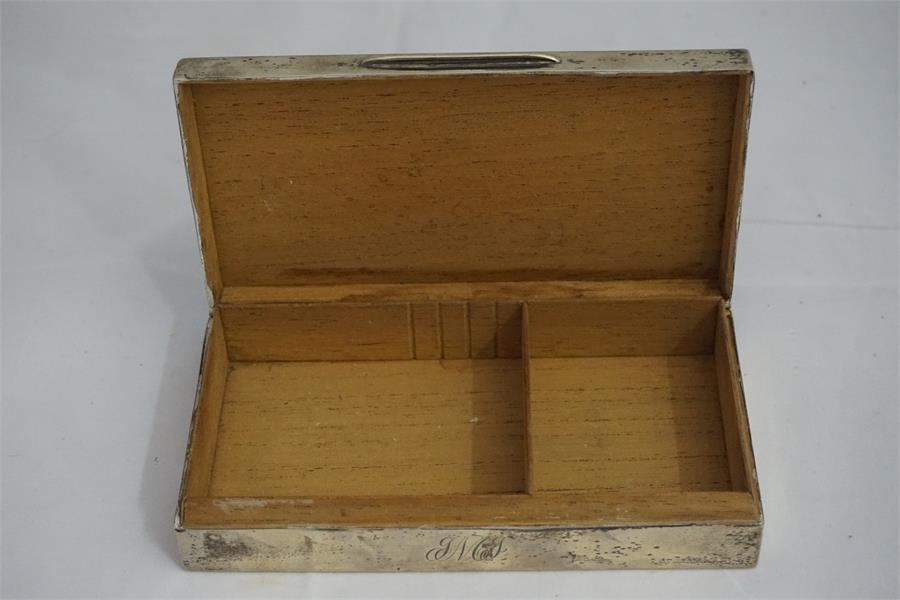 Silver table cigarette case - Image 2 of 4