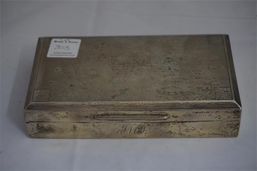 Silver table cigarette case - Image 3 of 4