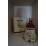 Boxed bells extra special whisky Christmas decanter 1997