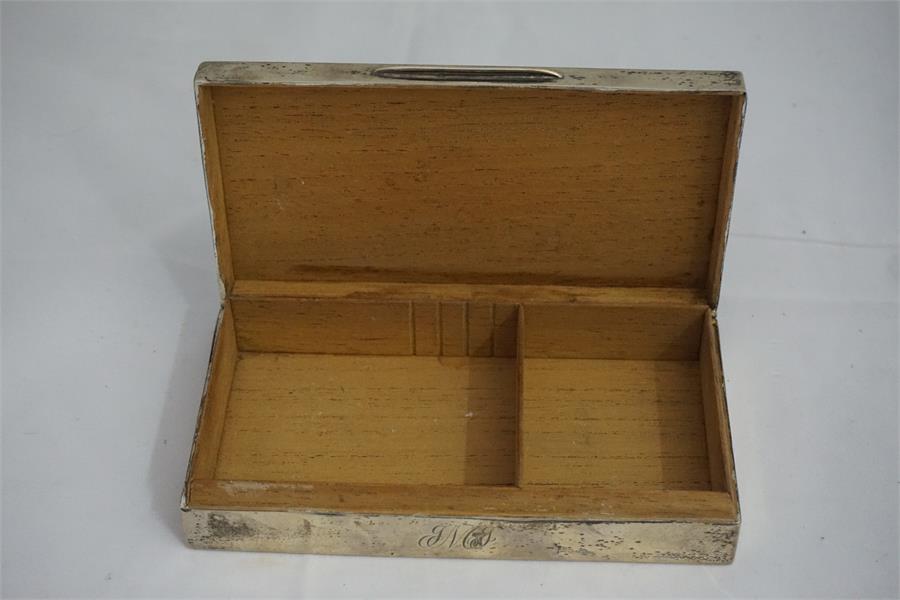 Silver table cigarette case - Image 4 of 4