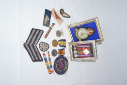 2 1st World War Medals (9718 Pte Slight, Seaforth Highlanders), 2nd World War Defence Medal, 4 dress
