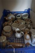 Late 19th century child's tea and dinnerware set etc.