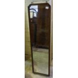 19th Century bow front mahogany dressing table mirror with 3 drawers plus 2 x walnut framed mirrors