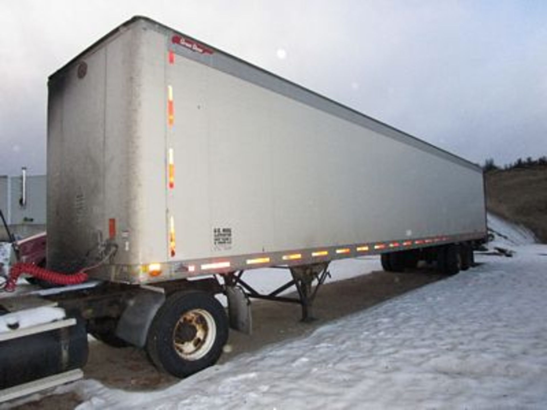 1997 GREAT DANE 53' VAN TRAILER, T/A, ROLL DOOR, VIN #1GRAA0625VB162802