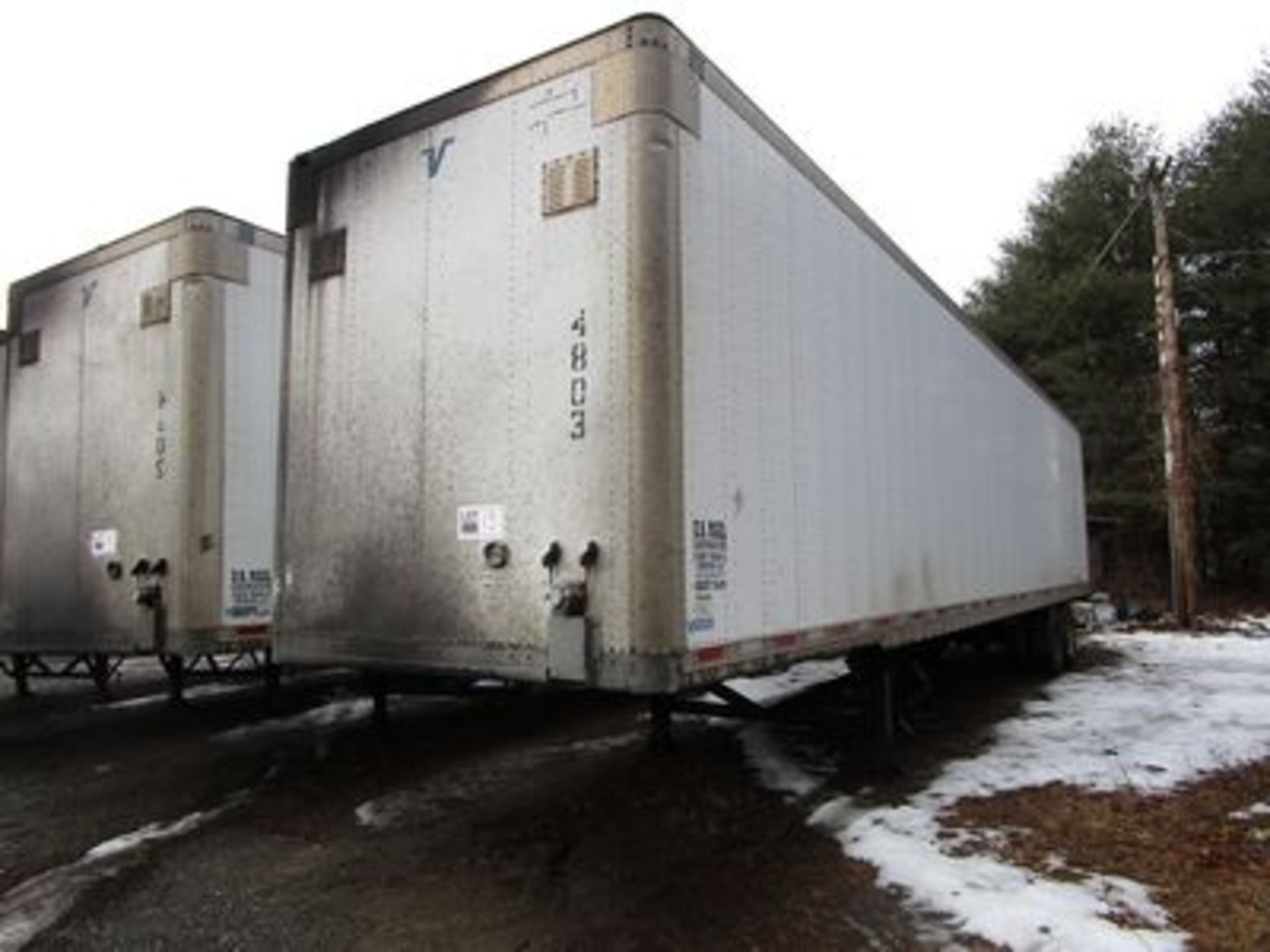 2006 VANGUARD 48' VAN TRAILER, T/A, DUAL WHEELS, ROLL DOORS, VIN #5V8VA48256M05016