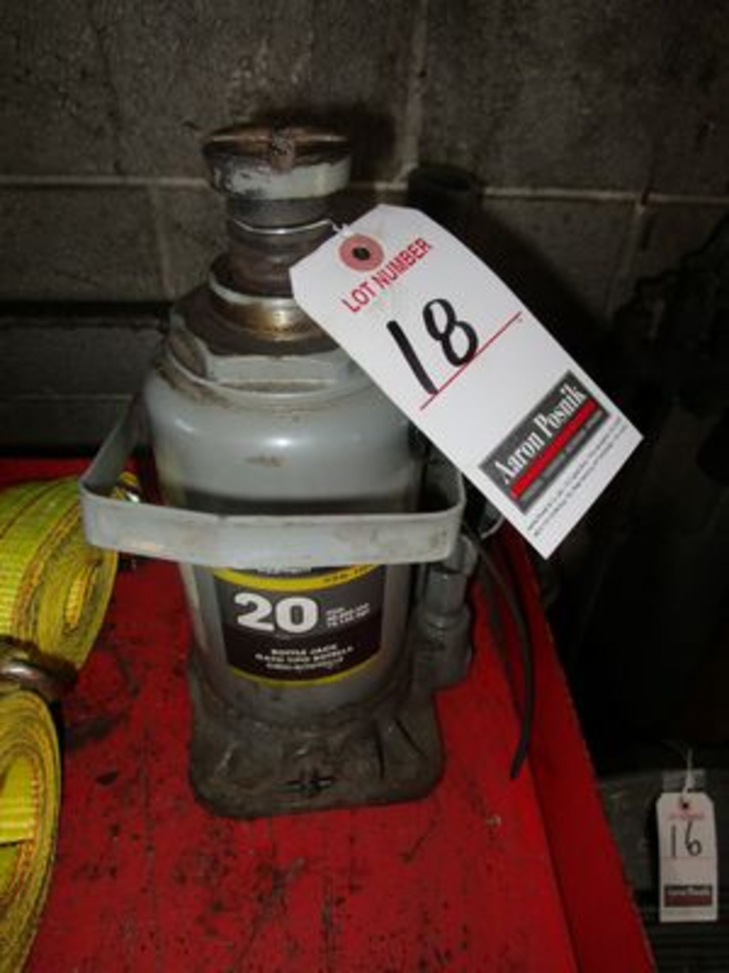 EVERCRAFT 20-TON HYD. BOTTLE JACK