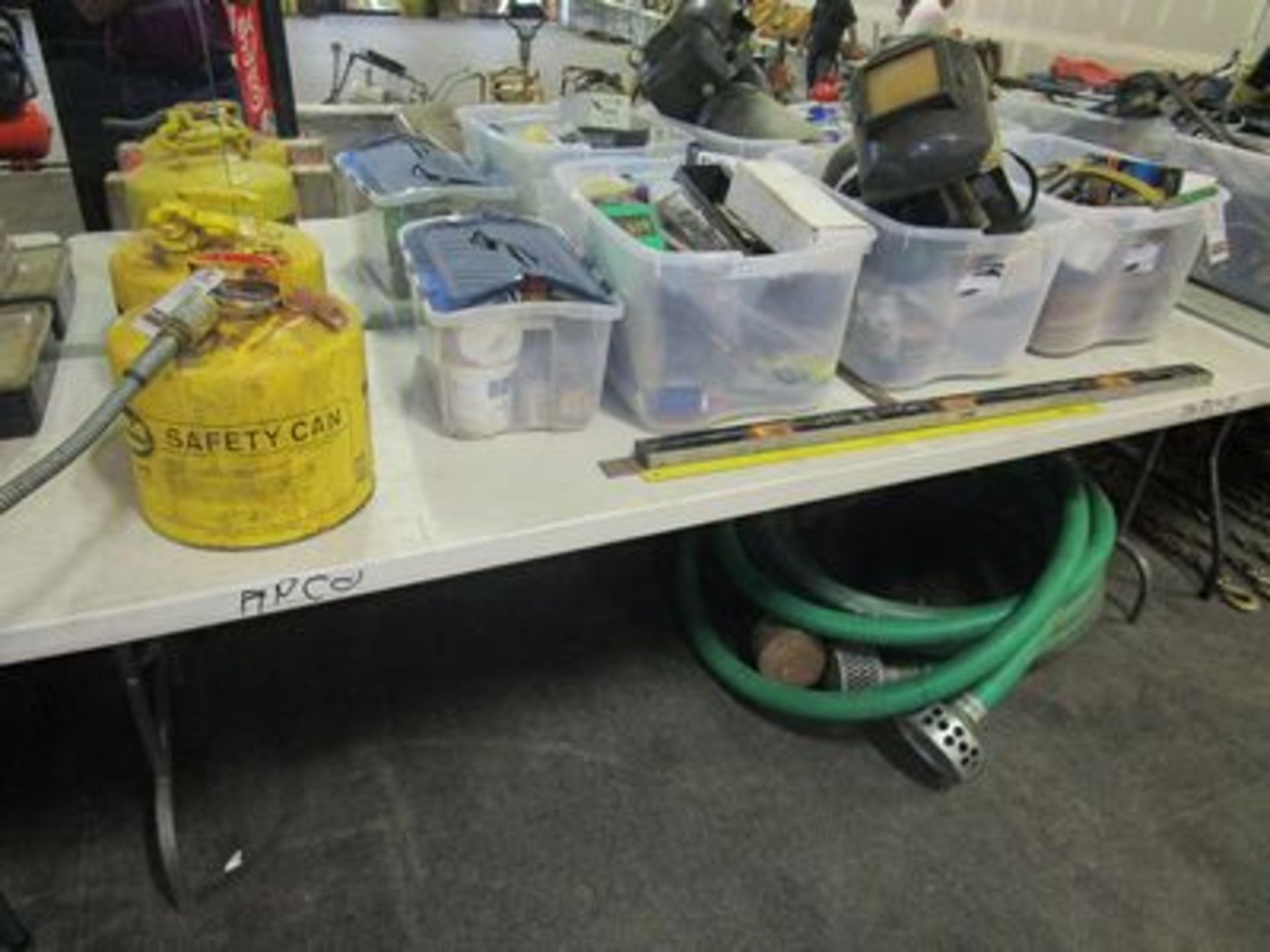 LOT OF ASS'T TOOLS, HOSE & MISC. ITEMS