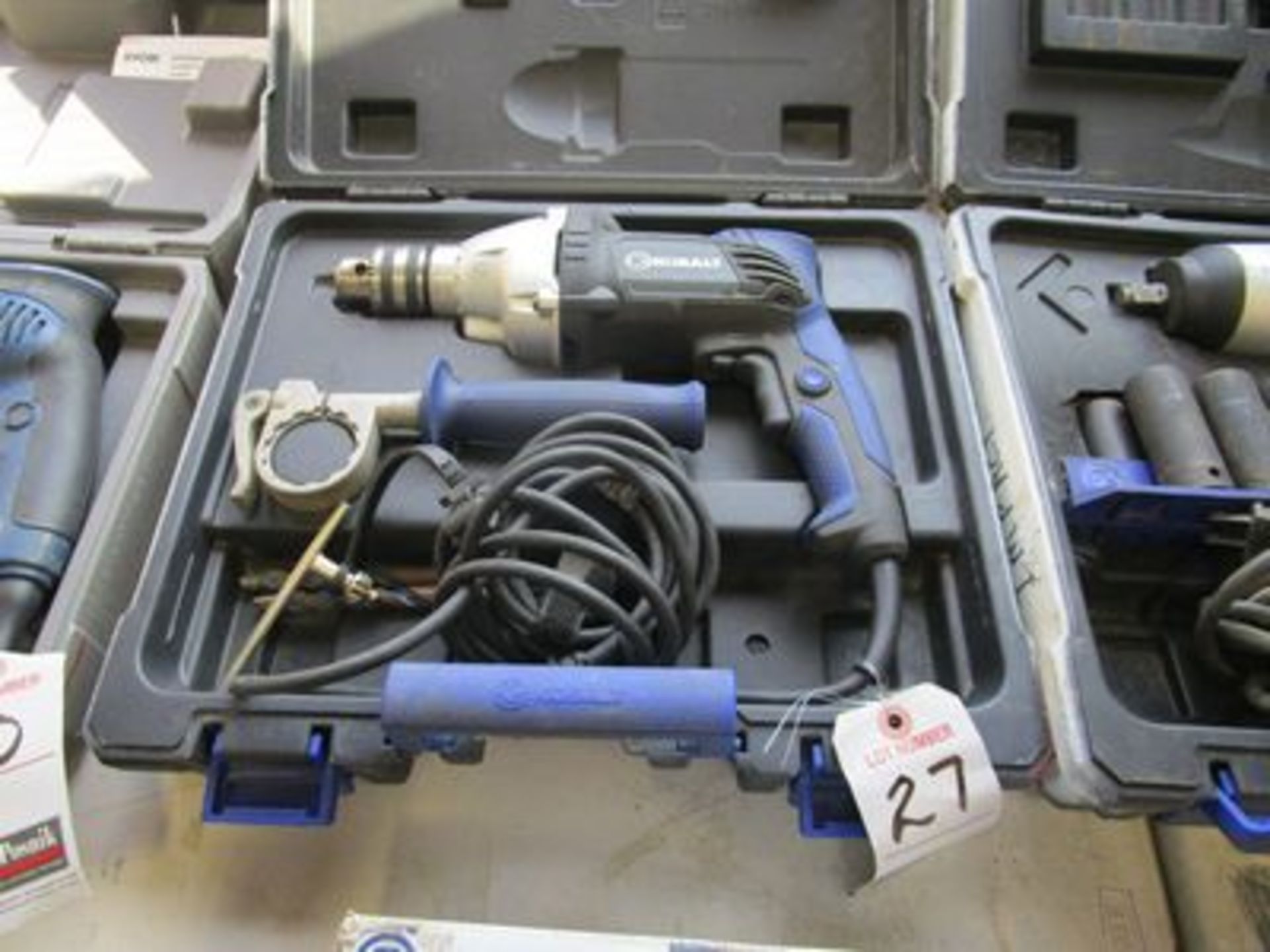 KOBALT ELEC. 10-AMP DRILL W/ CASE