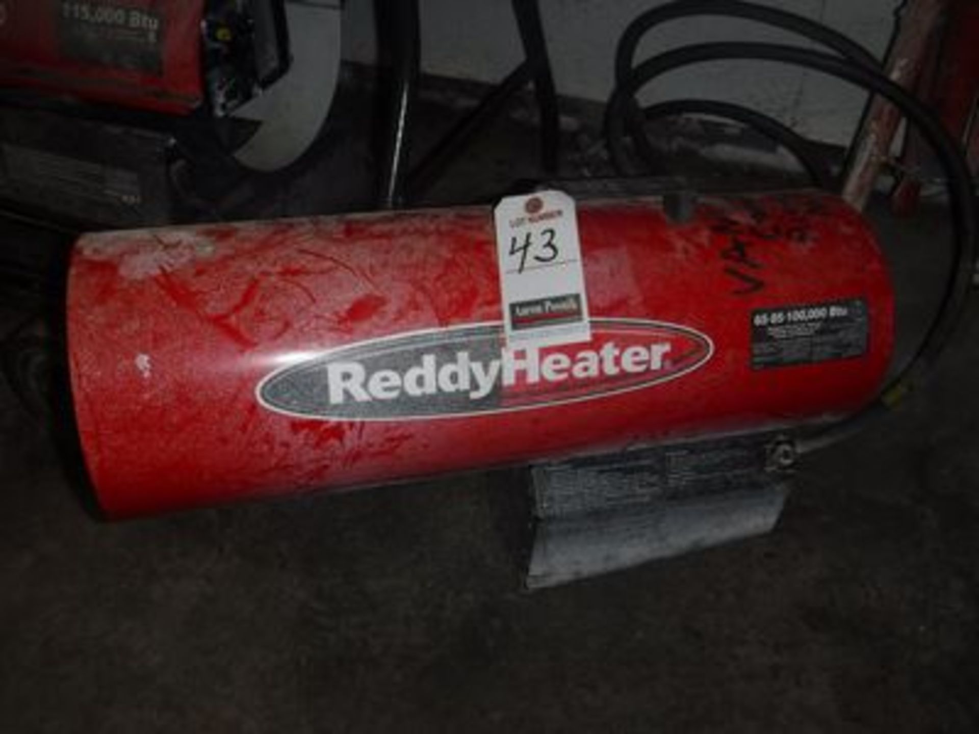 REDDY HEATER PORT. KEROSENE HEATER, 85,000 BTU