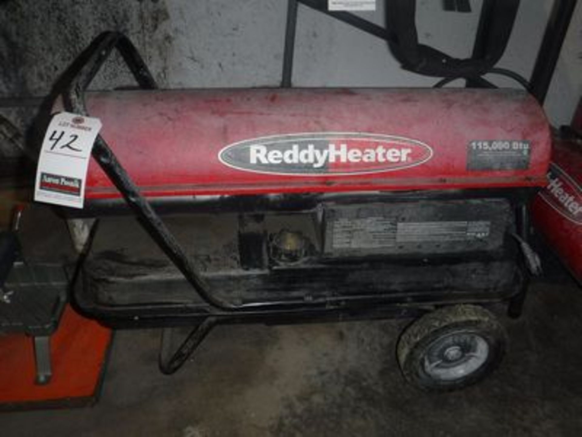 REDDY HEATER PORT. KEROSENE HEATER, 115,000 BTU