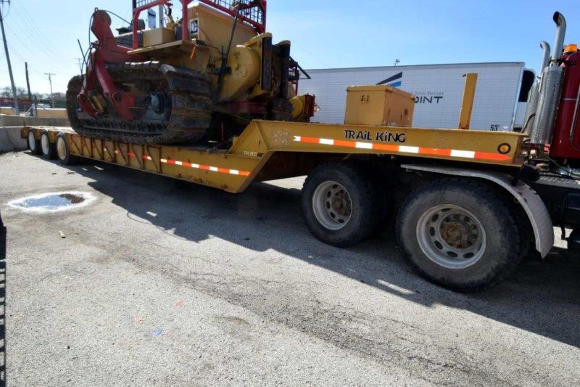 Peterbilt Tractor, Trail King Lowboy, Caterpillar 583H Pipelayer, Trailer with Auxiliary Equipment. - Image 17 of 68