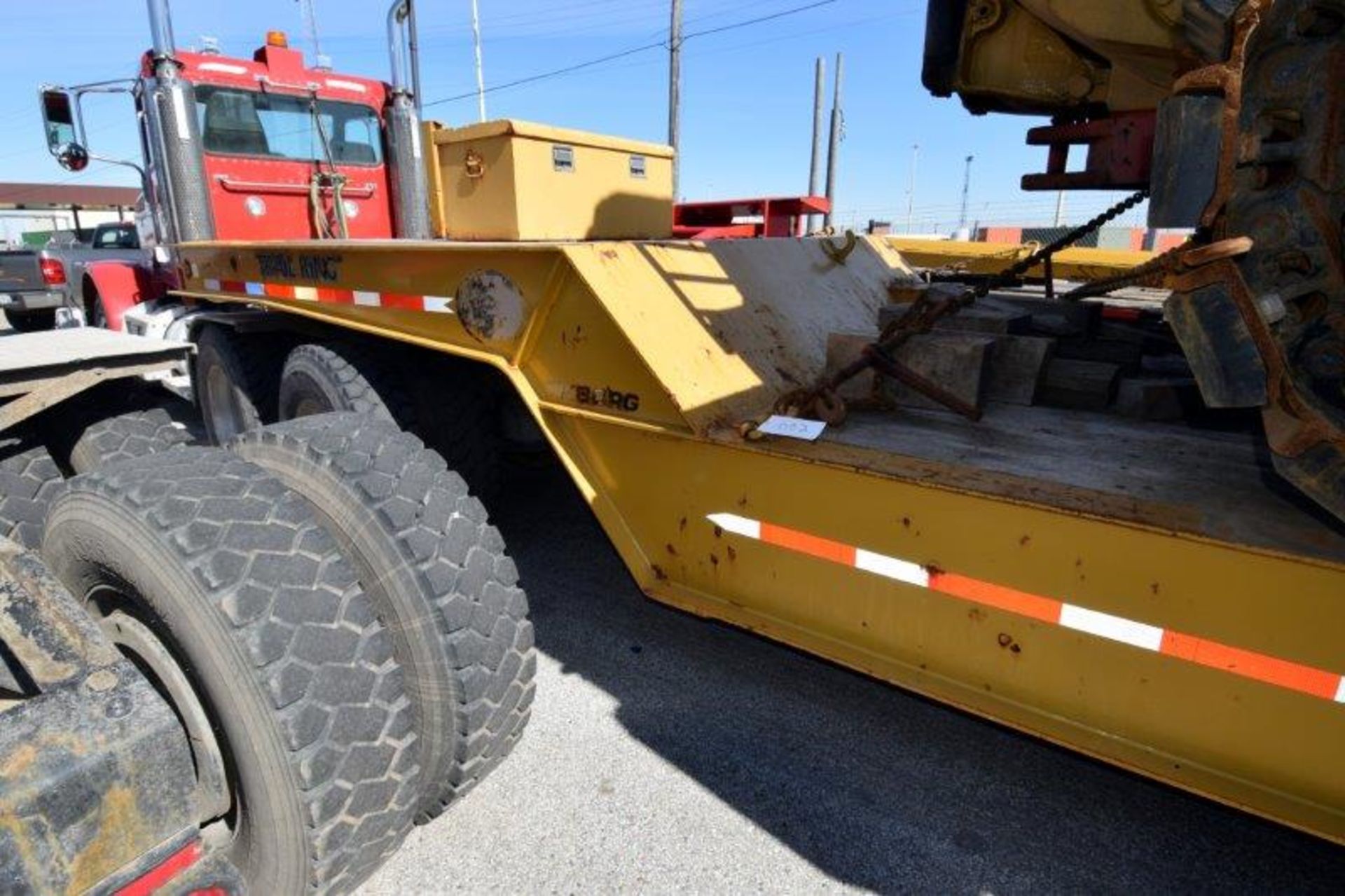 Peterbilt Tractor, Trail King Lowboy, Caterpillar 583H Pipelayer, Trailer with Auxiliary Equipment. - Image 23 of 68