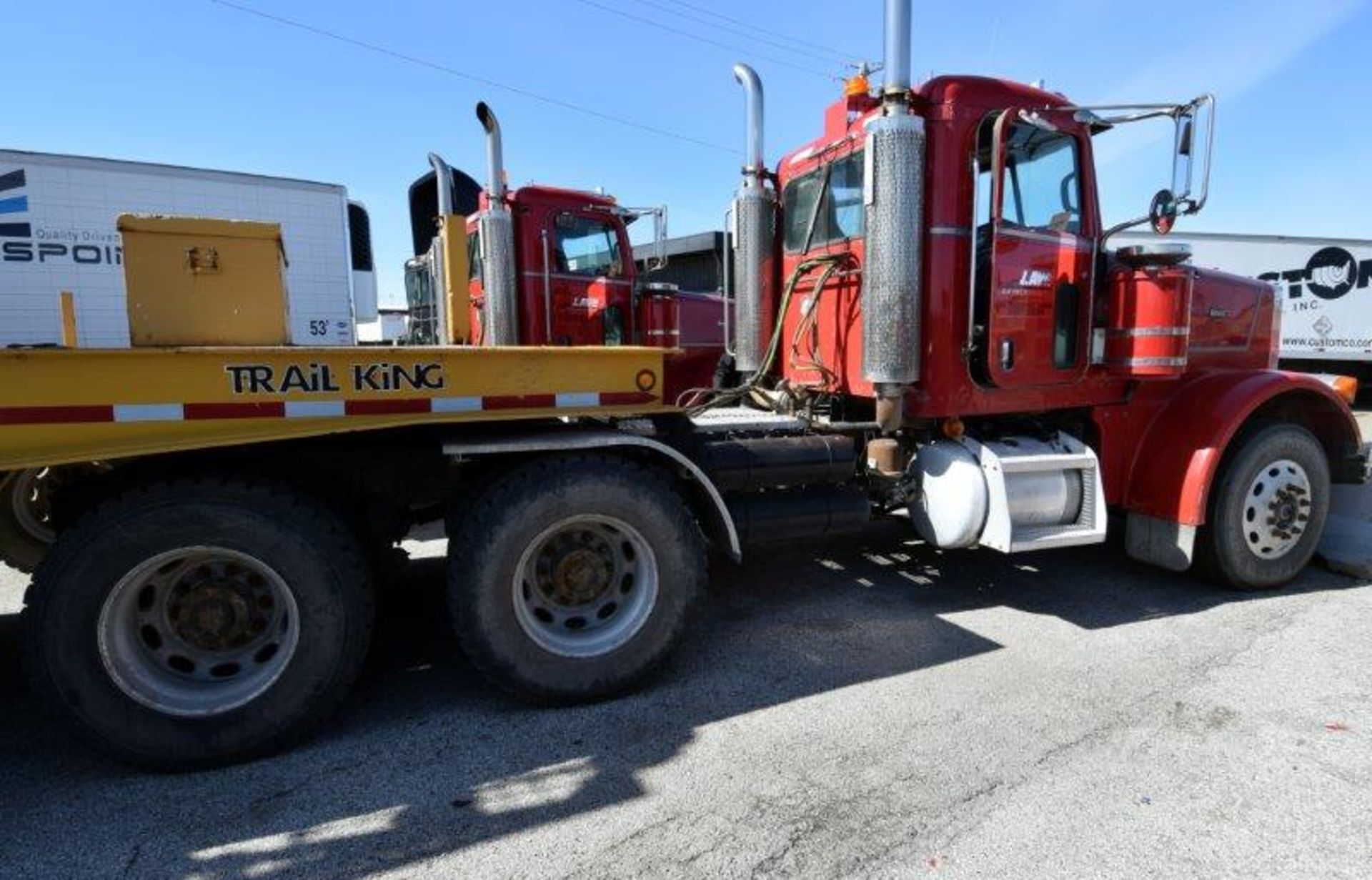 Peterbilt Tractor, Trail King Lowboy, Caterpillar 583H Pipelayer, Trailer with Auxiliary Equipment. - Image 29 of 68