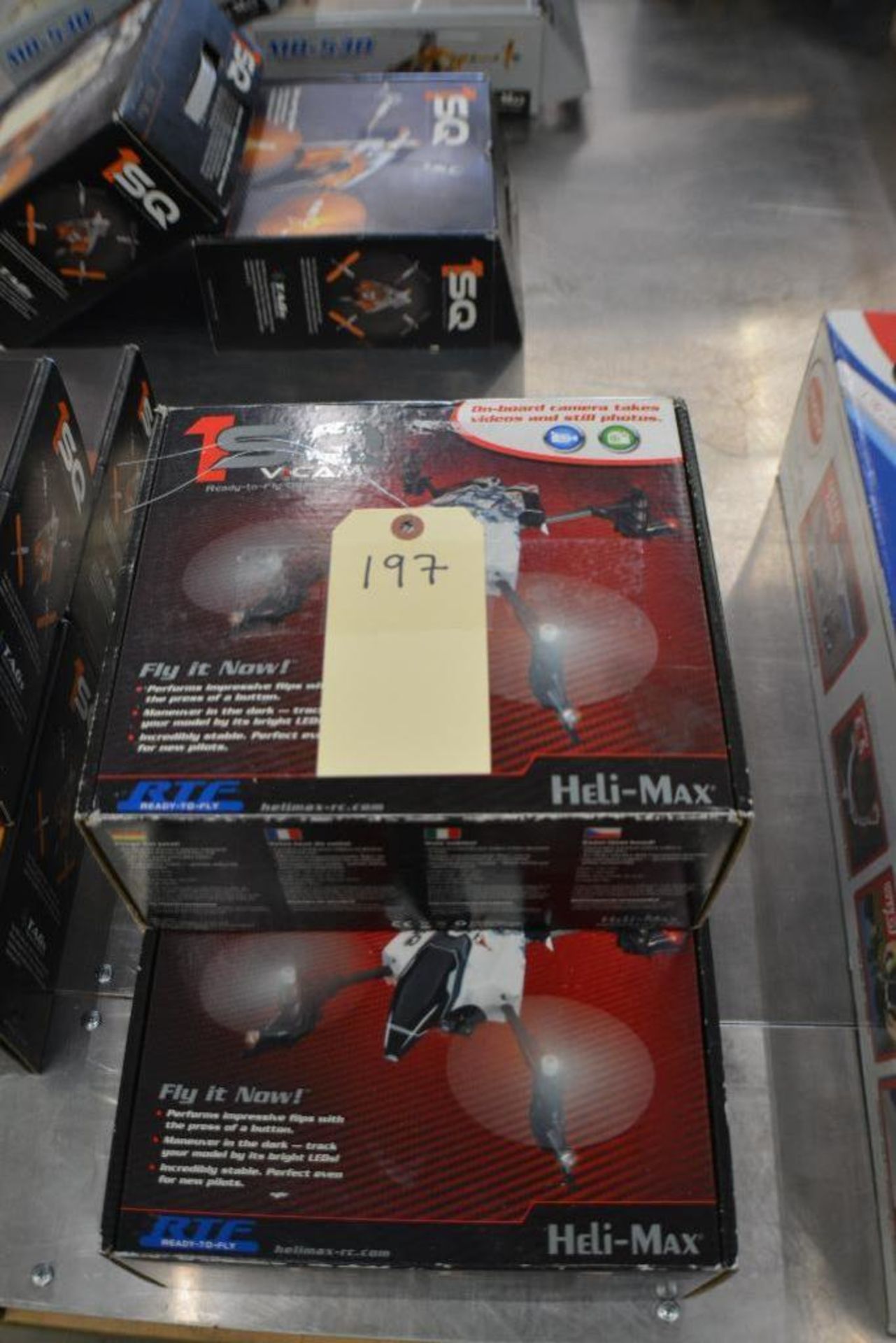 Drone Heli-Max 1SQ V-Cam Quadcopter RTF. Qty 3 X $