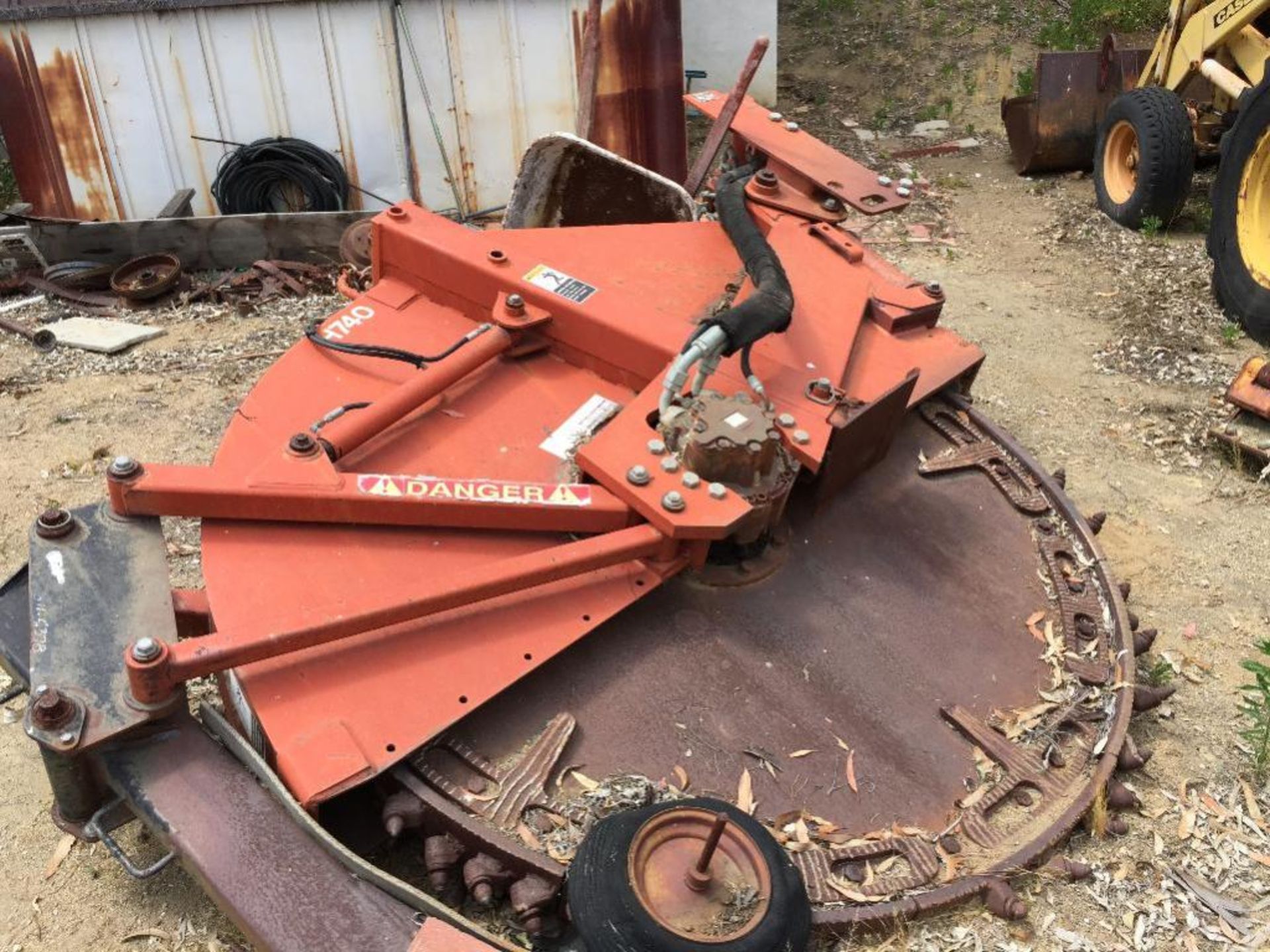 Trencher Plow Earth Saw. Model H740�SN�2R2629. Mfg. by the Charles Machine Works.�(formerly Ditch Wi