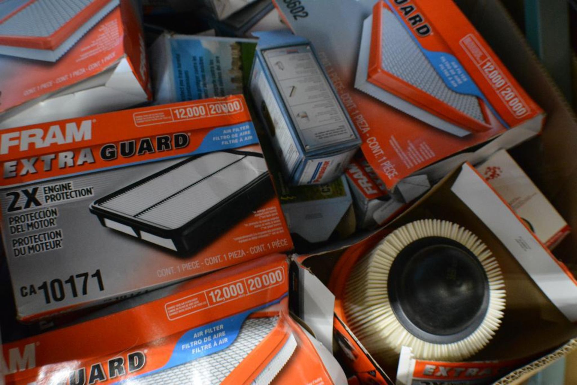 Auto Parts. Assorted Sizes and fits Air Filters and Oil Filters. Contents of Gaylord - Image 3 of 5