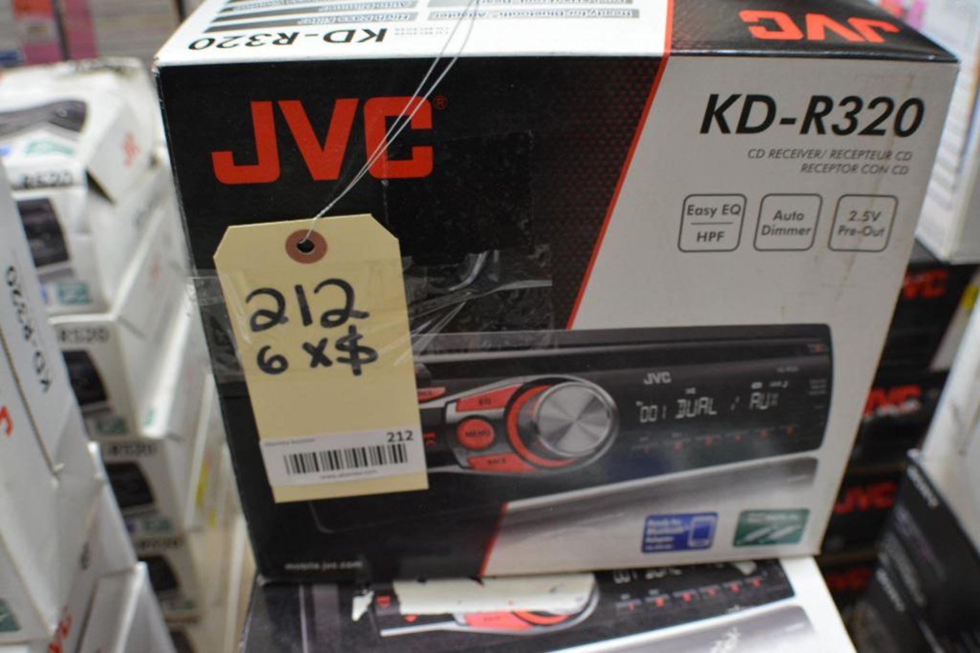 JVC Car Stereo Model KD-R320 Vehicle CD Receiver with Dual AUX/ Ready for Bluetooth (Some Stereos no - Image 2 of 2