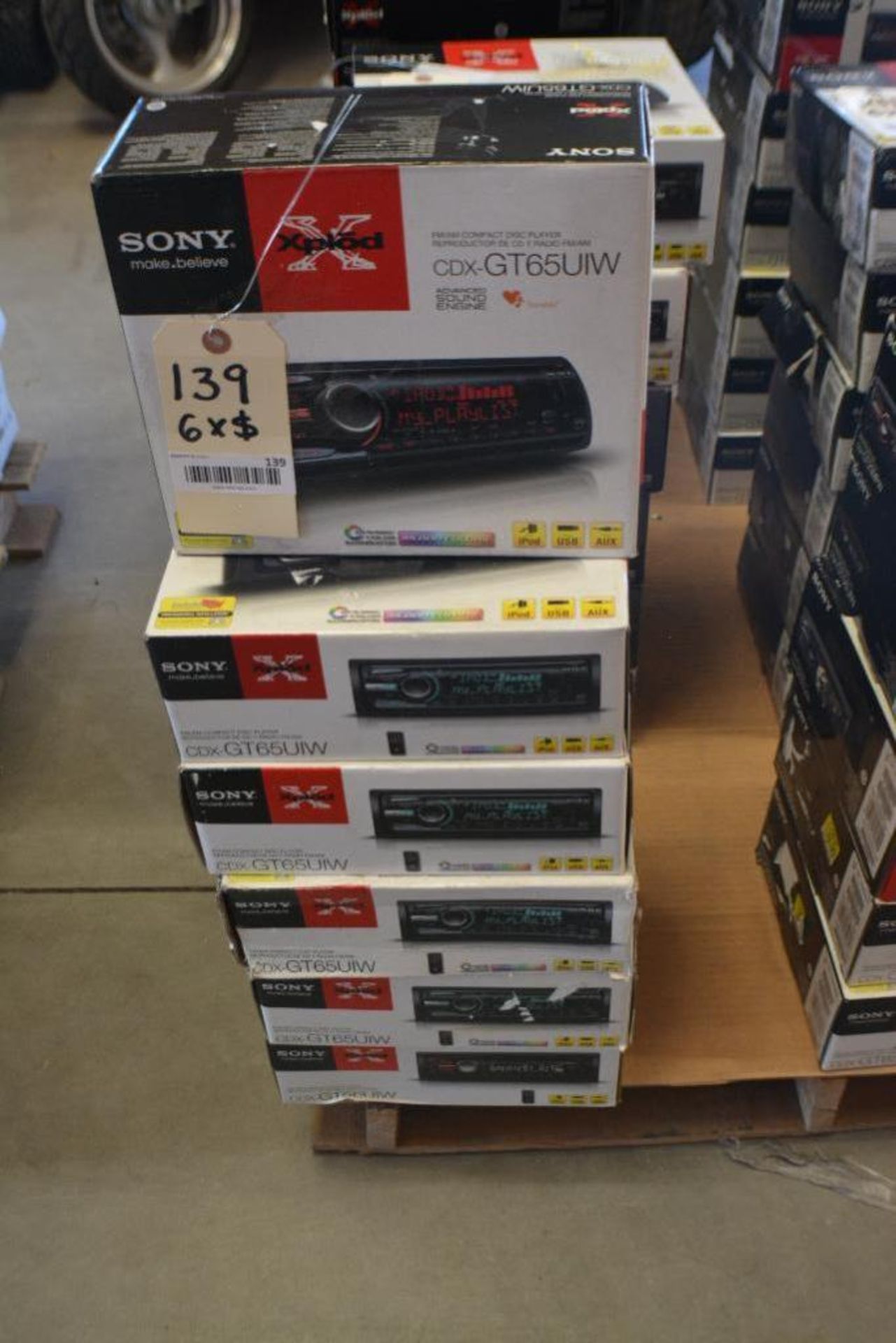 Sony Car Stereo Model CDX-GT65UIW CD Receiver with USB/AUX and Dynamic Color Illuminator. (Some Ster