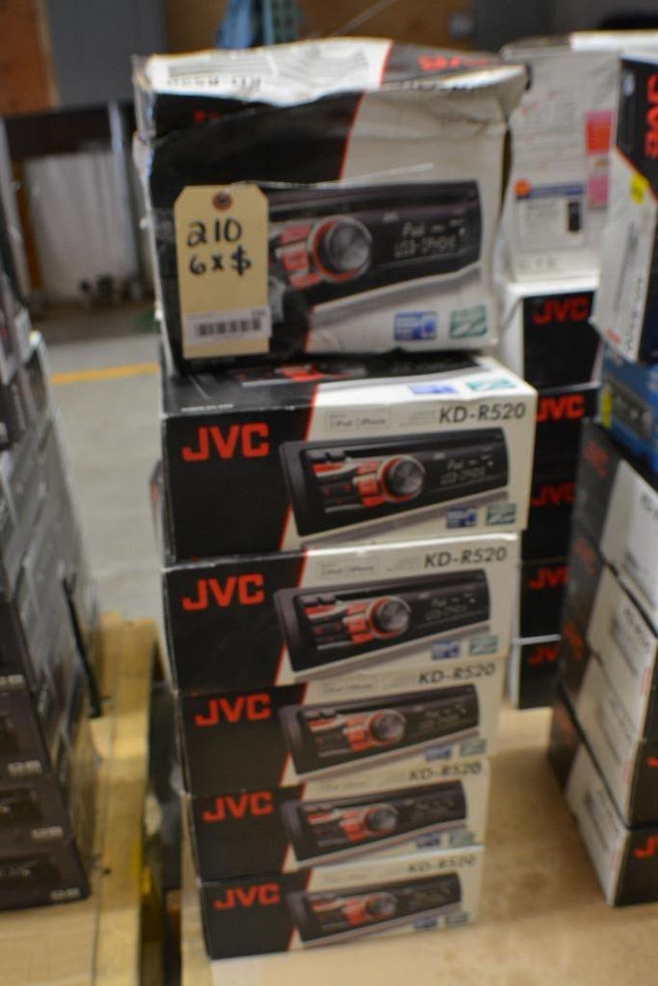 JVC Car Stereo KDR520 USB-CD Receiver with Dual AUX/ Ready for Bluetooth Adapter. (Some Stereos not