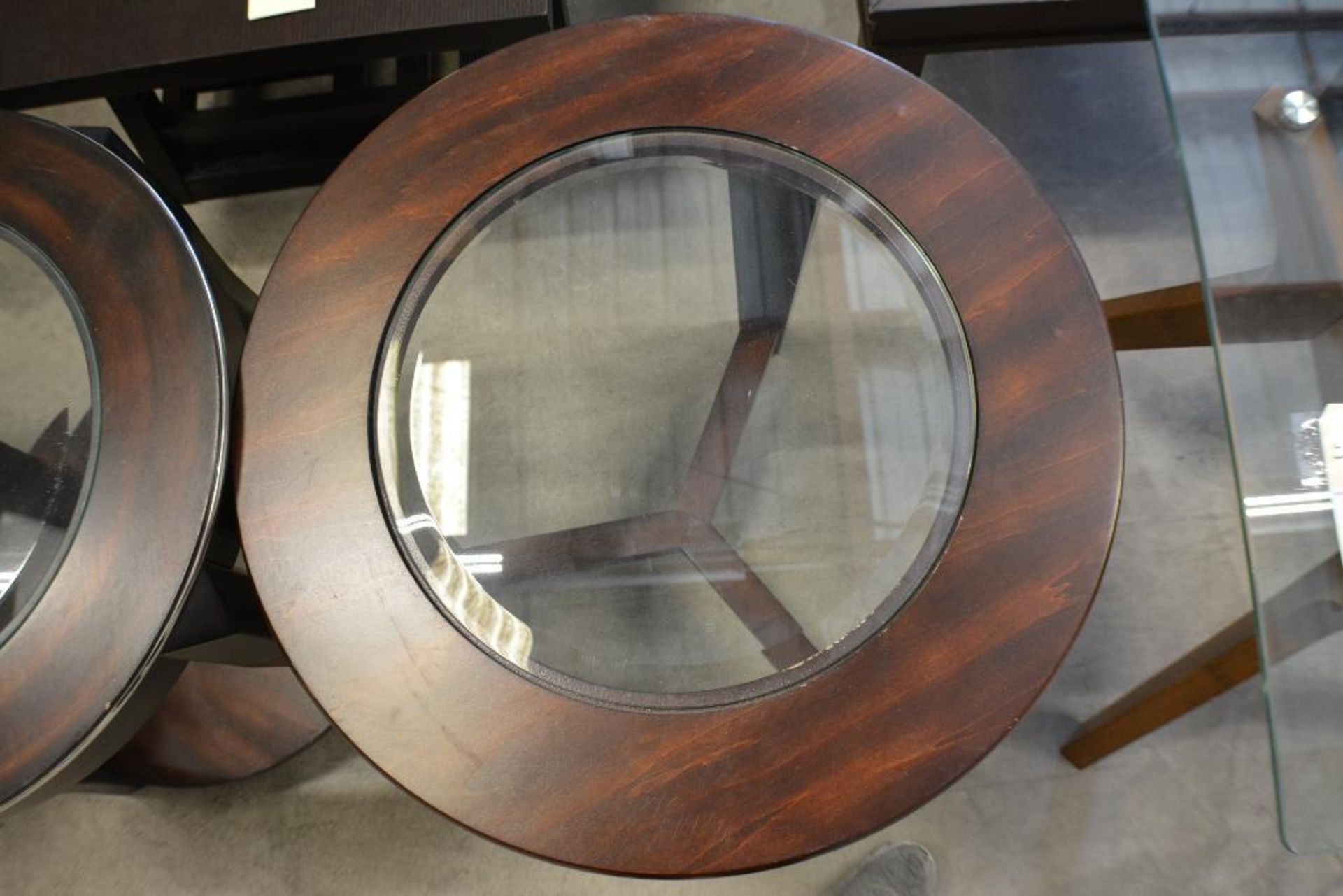 Wood/ Mirror Accent Table. Qty 3 x $ - Image 9 of 9