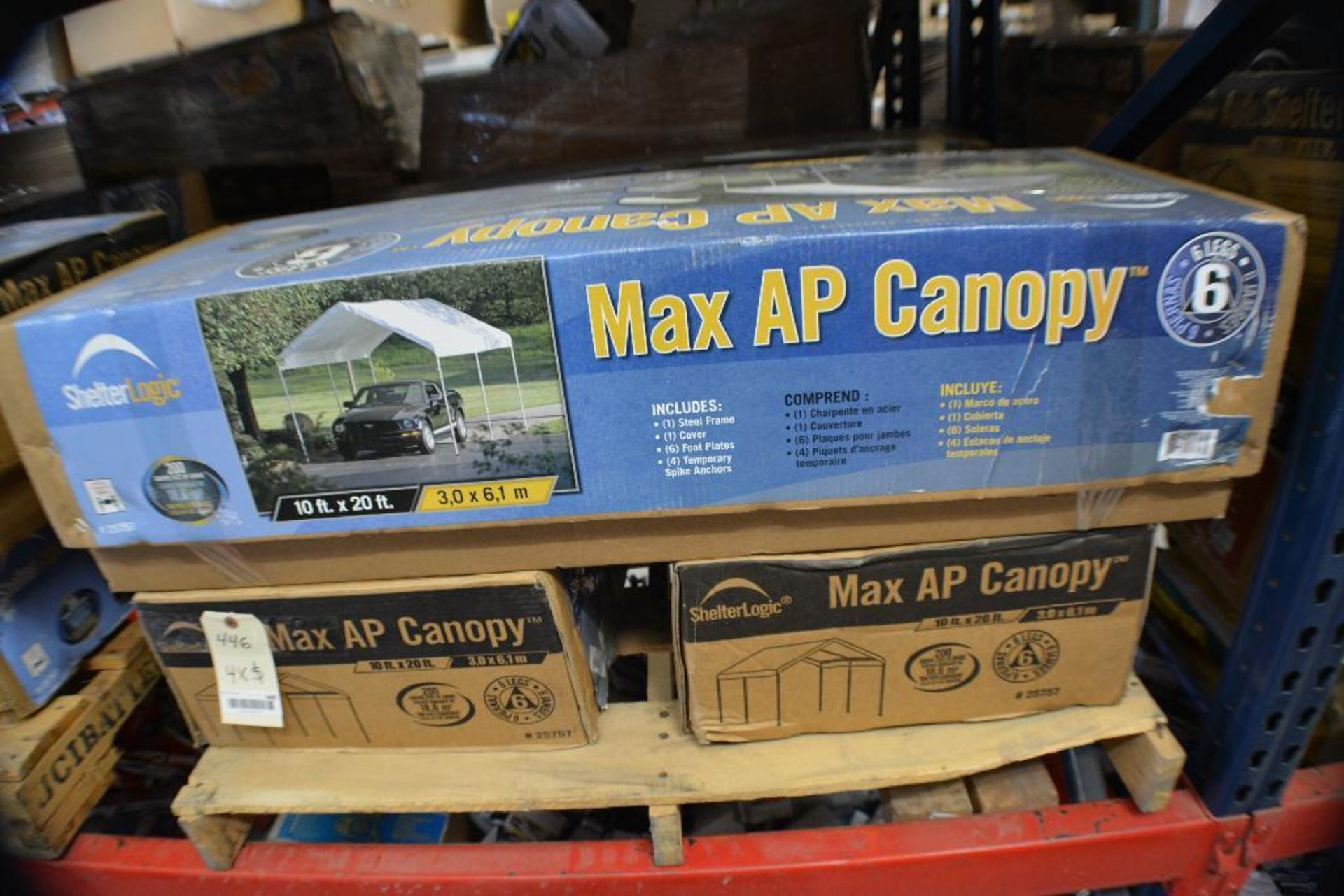 MAX AP Canopy 10ft. X 20ft. By Shelter Logic. Qty 4 x $