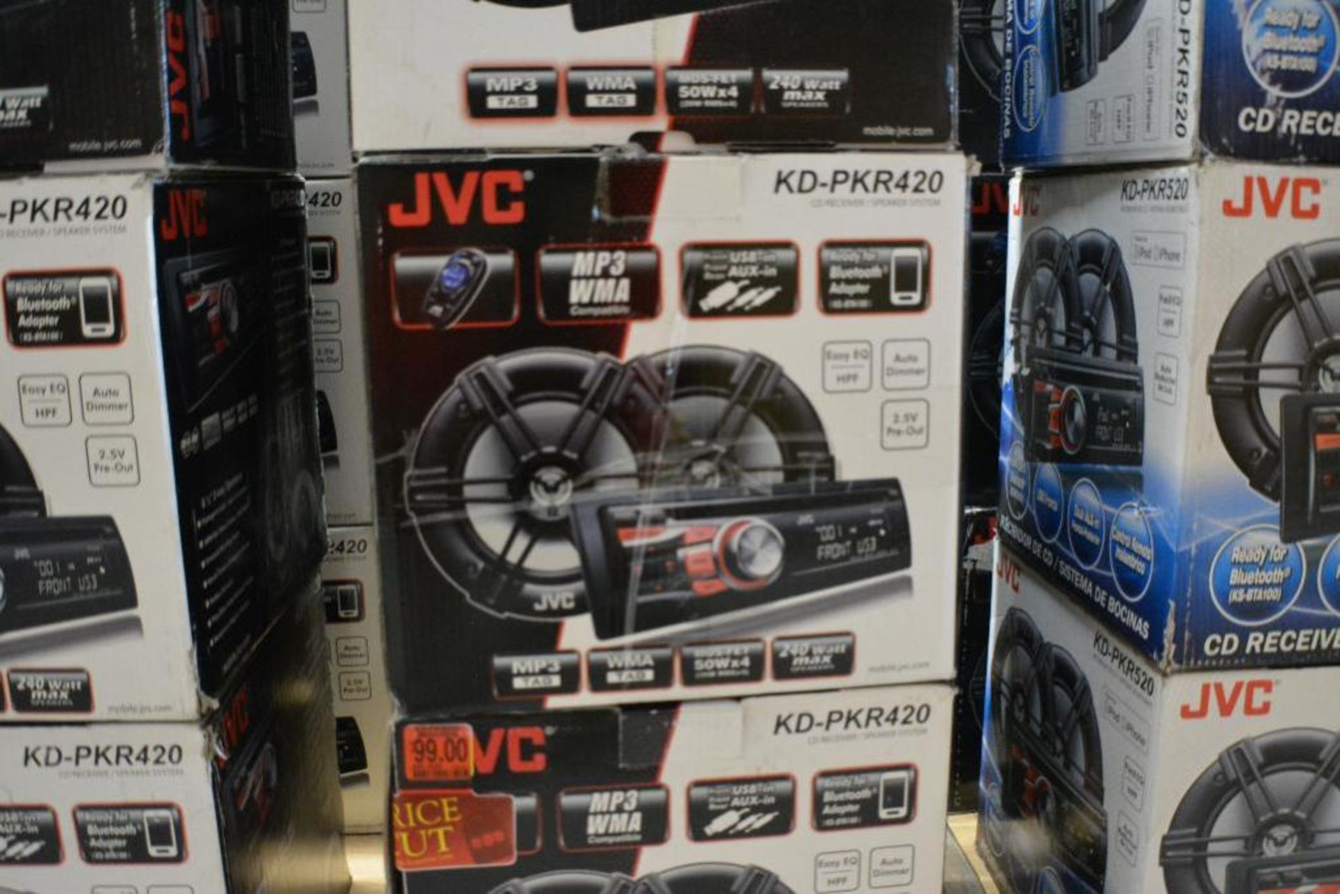 JVC Car Stereo Model KD-PKR420 In-Dash Receiver/Speaker System. MP3 WMA Compatible + Front/Rear USB/ - Image 5 of 5