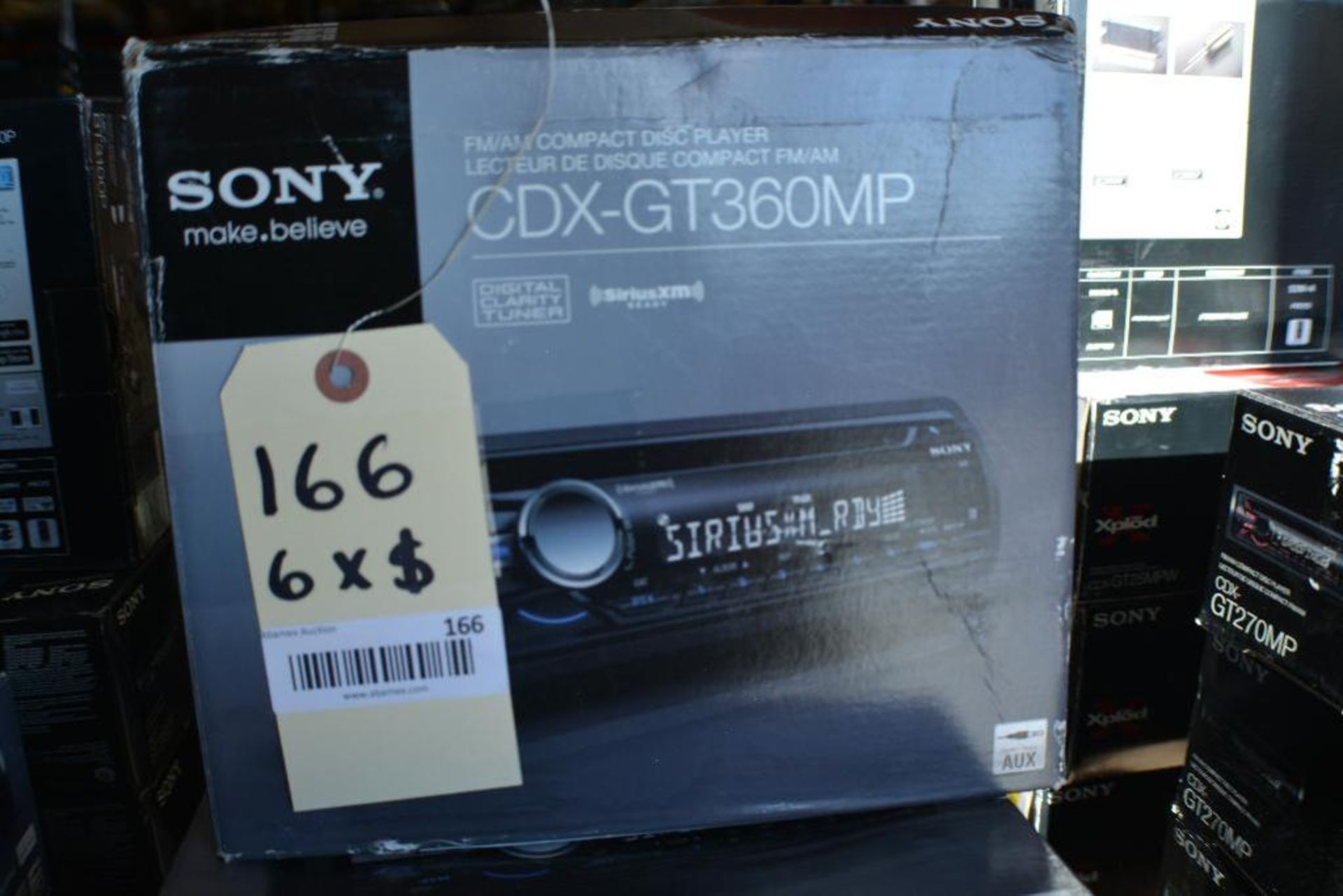 Sony Car Stereo Model CDX-GT360MP In-Dash CD/Front Aux. (Some Stereos not in Original Box). Qty 6 X - Image 2 of 2