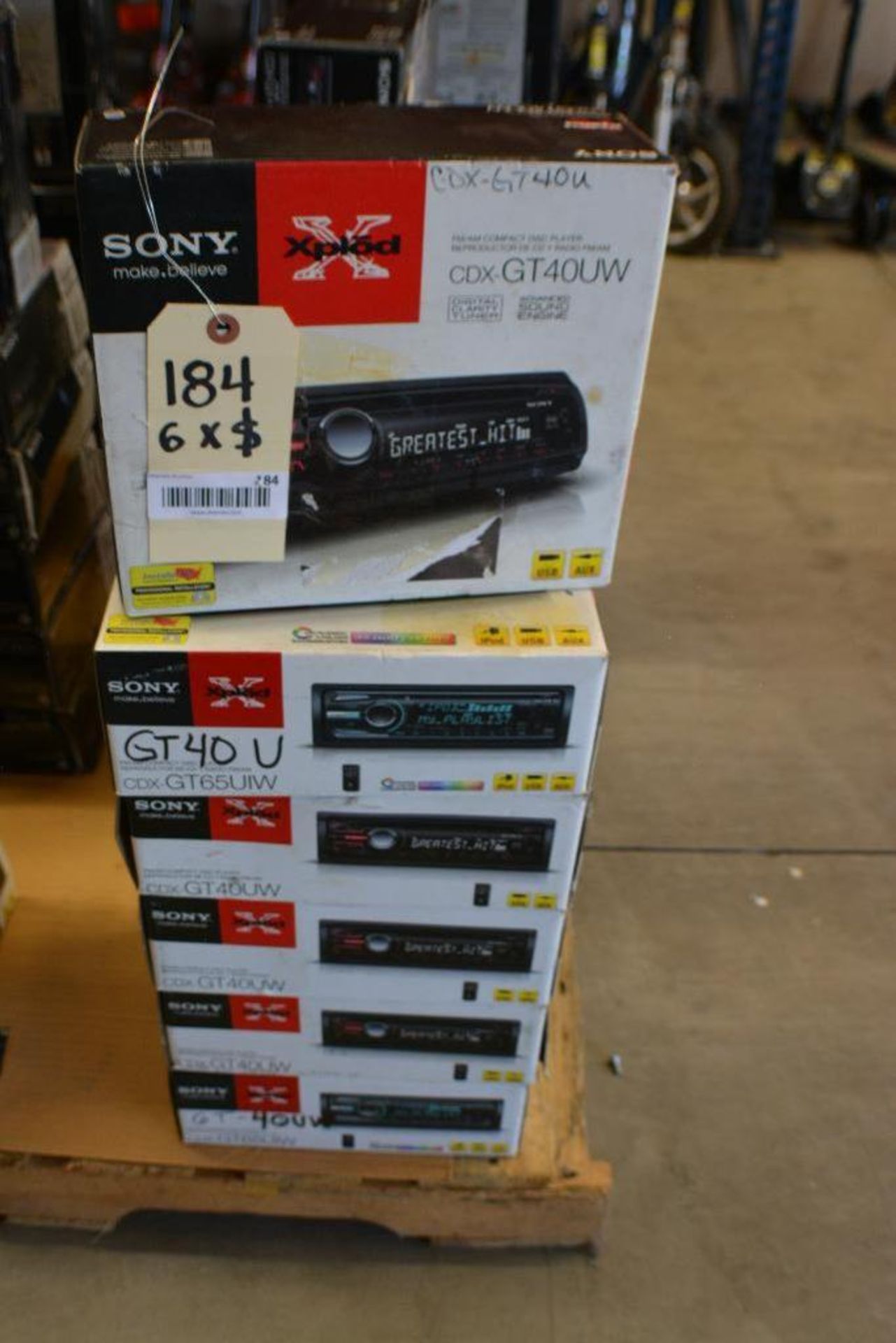 Sony Car Stereo Model CDX-GT40U - Car - CD receiver - Xplod - in-dash - Full-DIN. (Some Stereos not