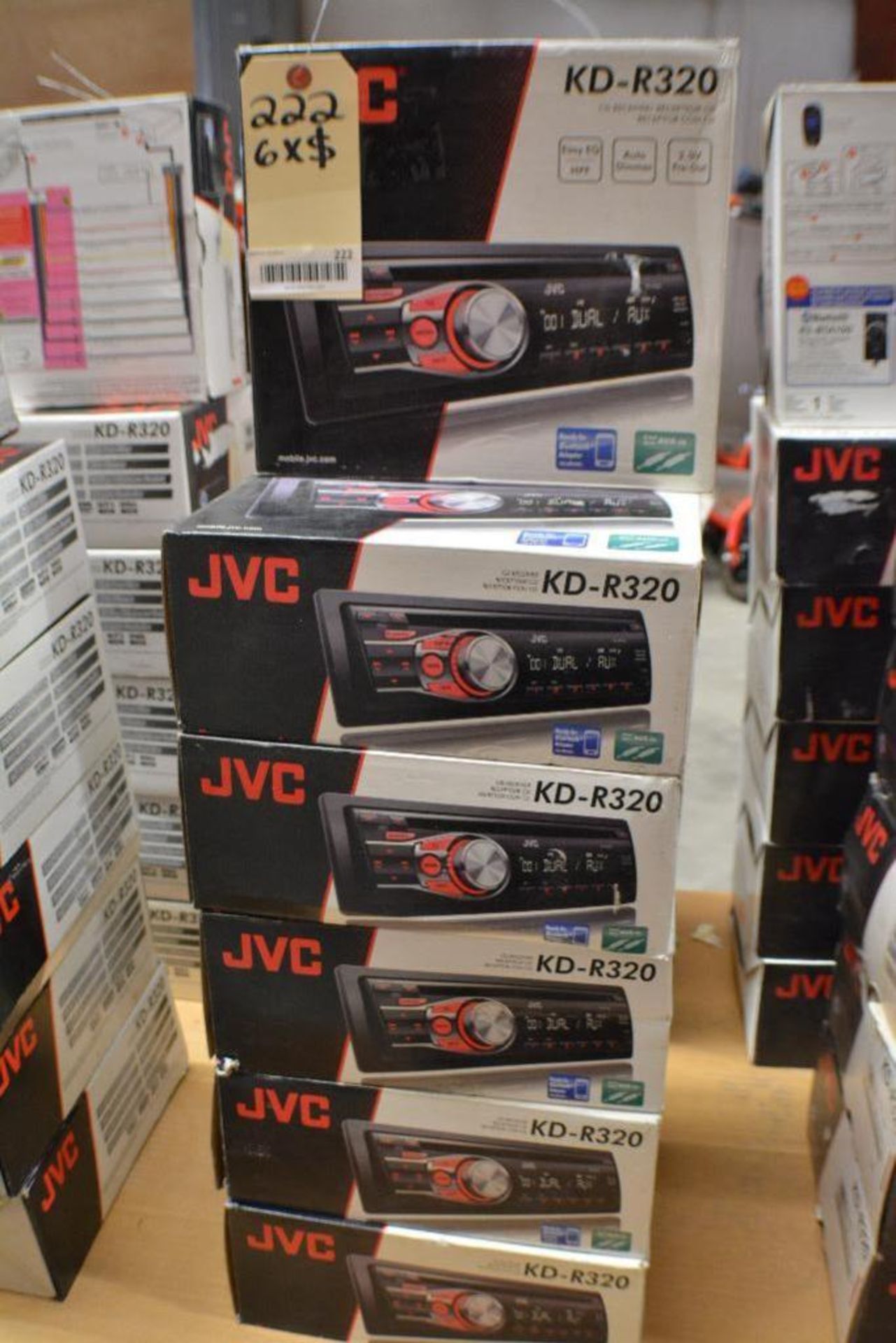 JVC Car Stereo Model KD-R320 Vehicle CD Receiver with Dual AUX/ Ready for Bluetooth (Some Stereos no