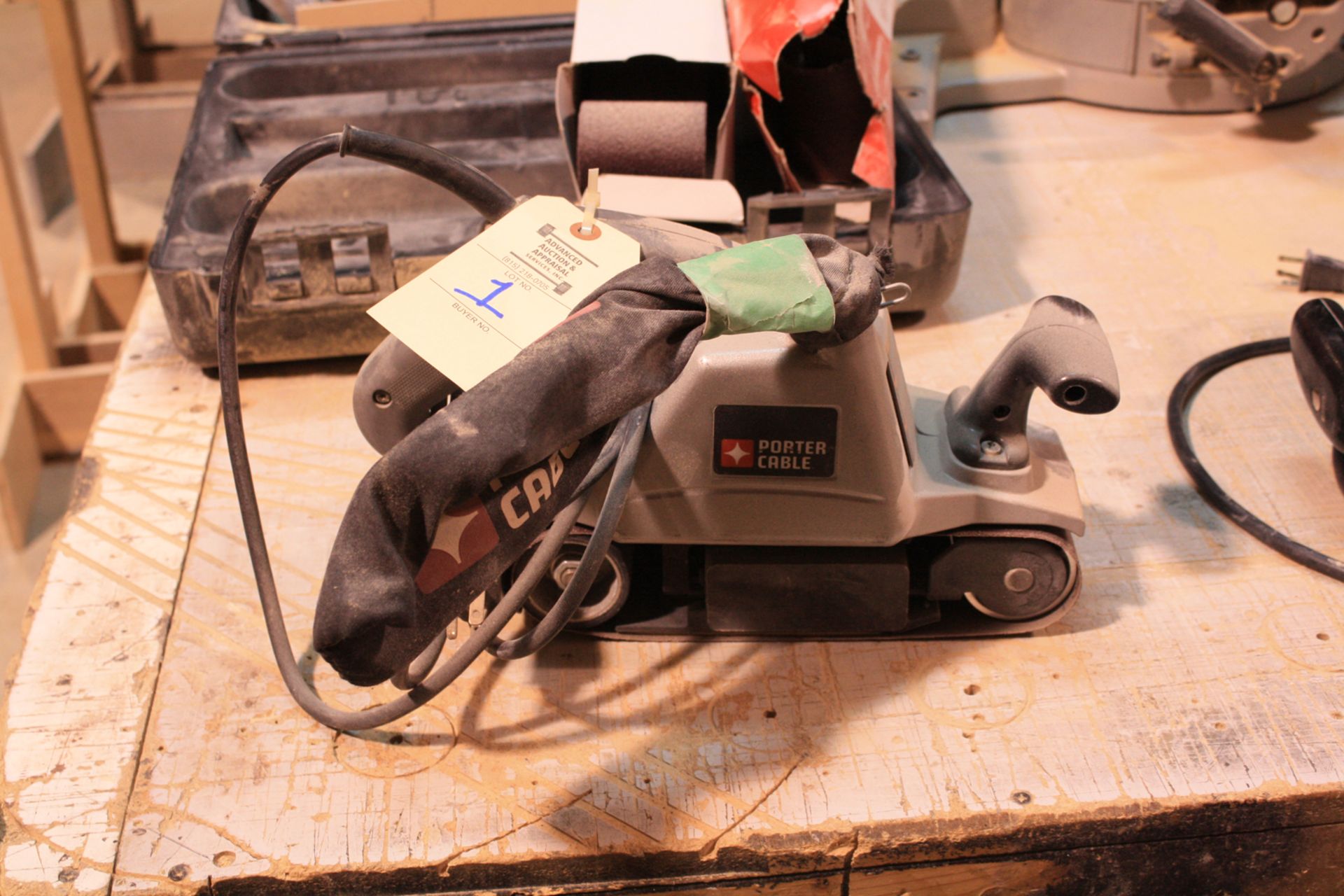 3X24 Porter Cable Model 360 Belt Sander with Dust Collector