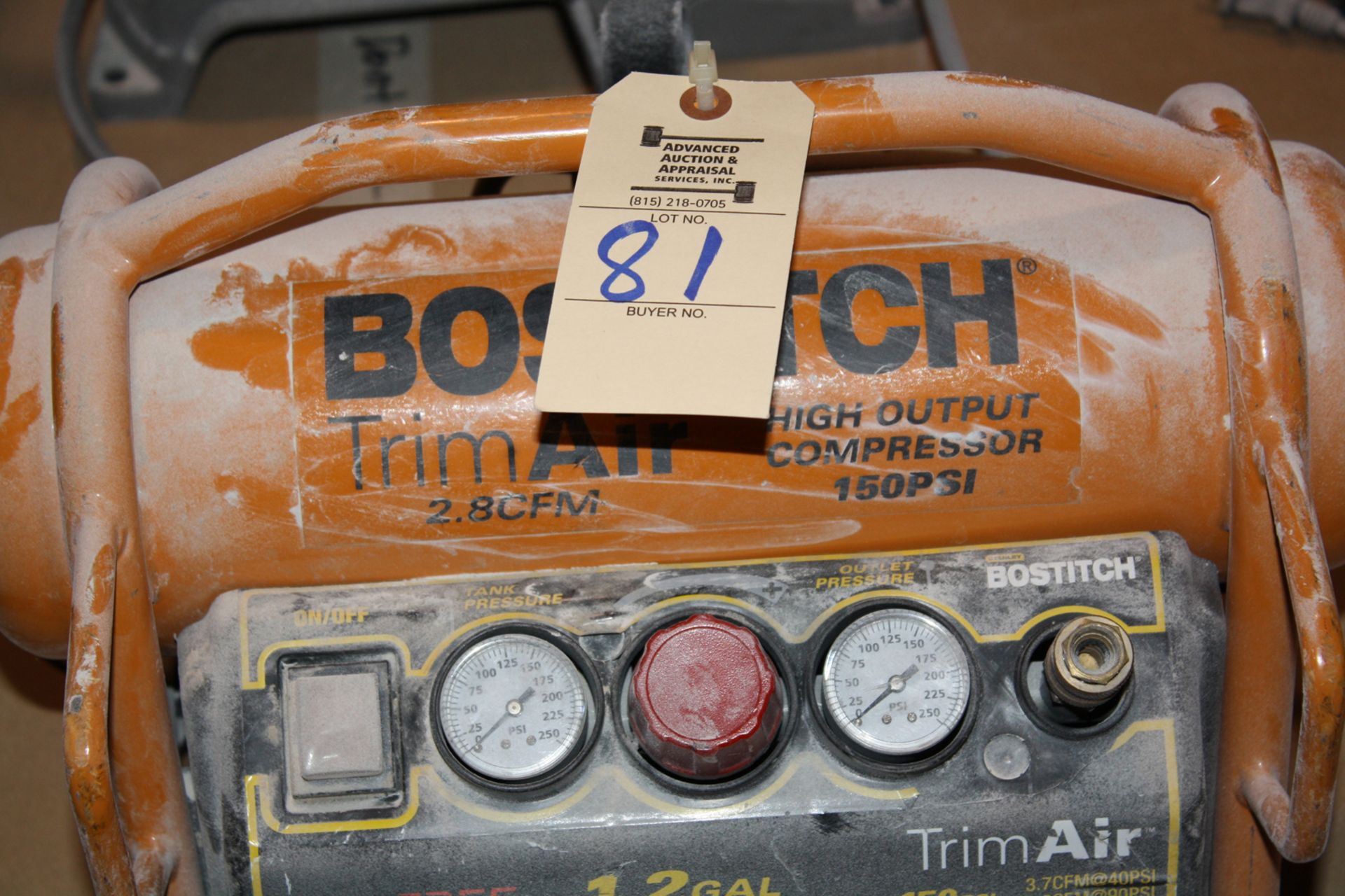Bostich Trim Air 2.8CFM High Output Compressor 150PSI CAP1512-OF - Image 3 of 4
