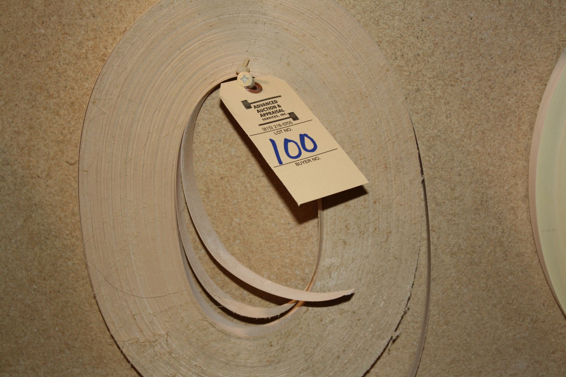 Laminate End Strips (matches laminate and veneer rolls #40)