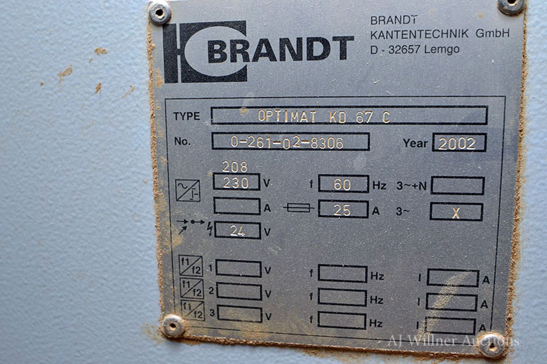 Brandt Optimat KD67 Edge Bender - Image 2 of 5