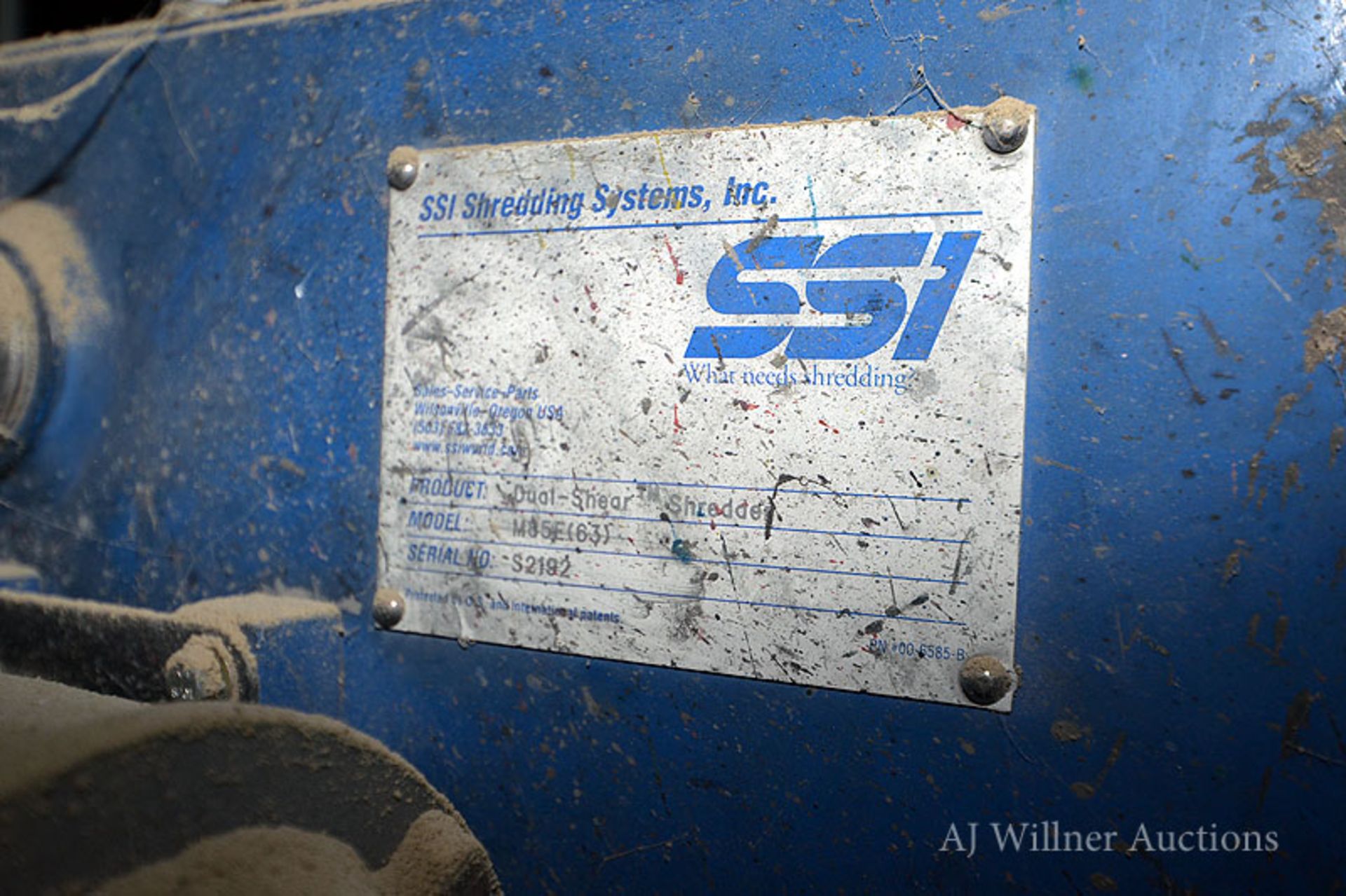 SSI Dual-Shear Model M85E(63) Two-Shaft Shredders - Image 4 of 6