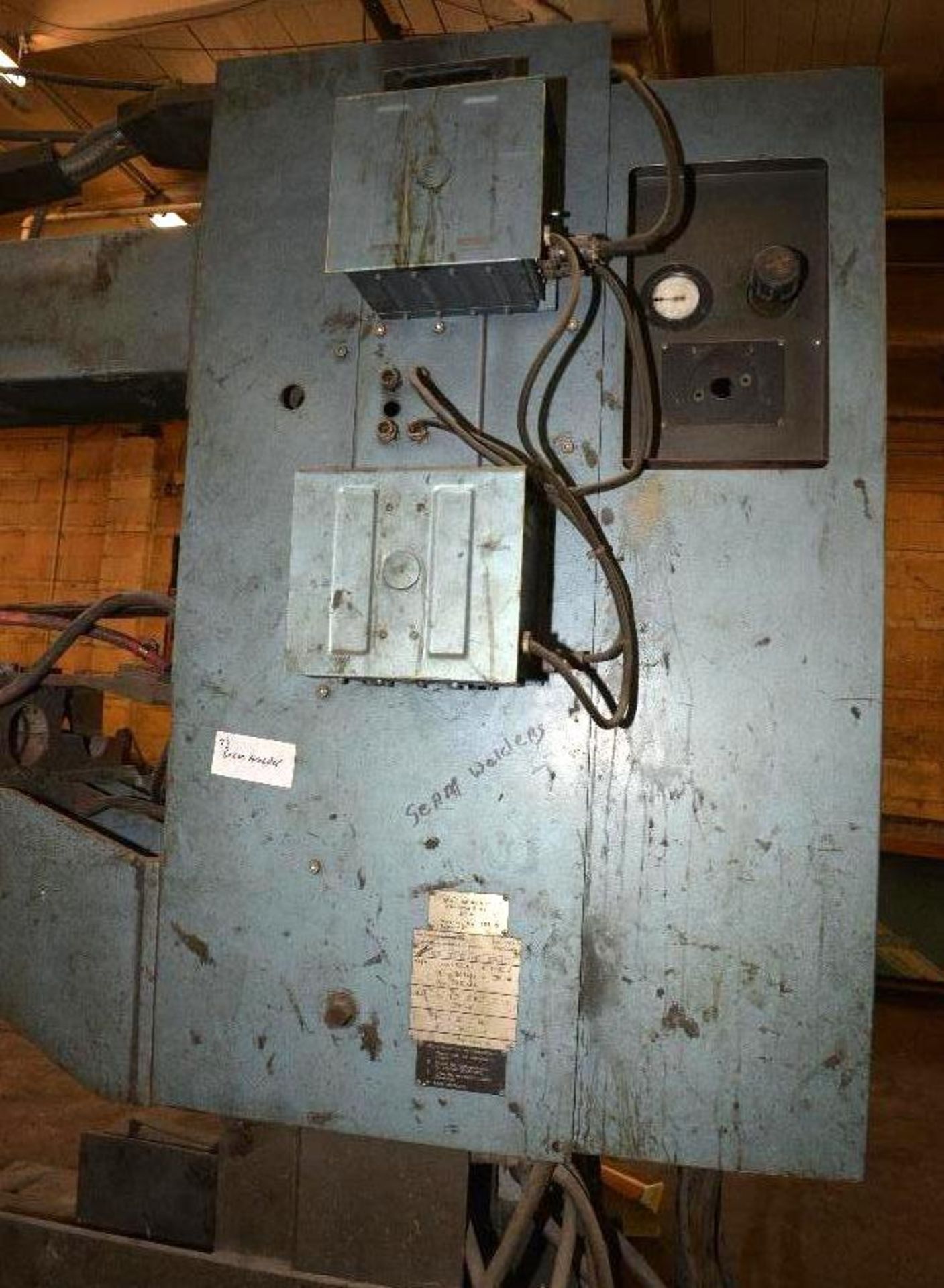 MOTSTAN DSSVETEMDSKIN RESISTANCE WELDING MACHINE NO. 106-S - TYPE 80-19- TYPE ZSDB 137N N 6160 - - Image 11 of 13