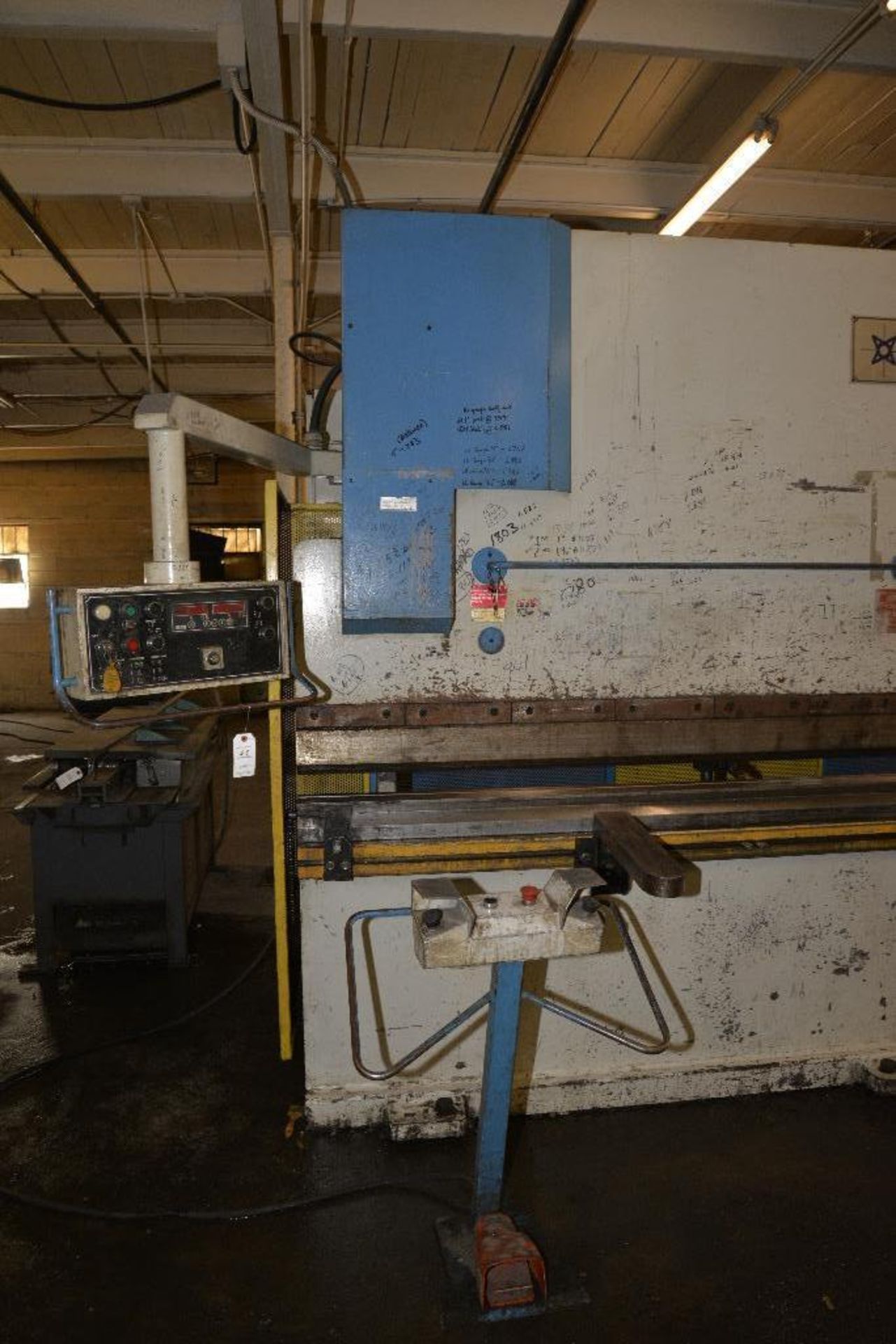 PRIME LINE MECHANICAL BRAKE PRESS - 12 FT. DURMAZALAR TYPE H.A.P. 37160 MFG. 1996- TYPE HAP - Image 3 of 22