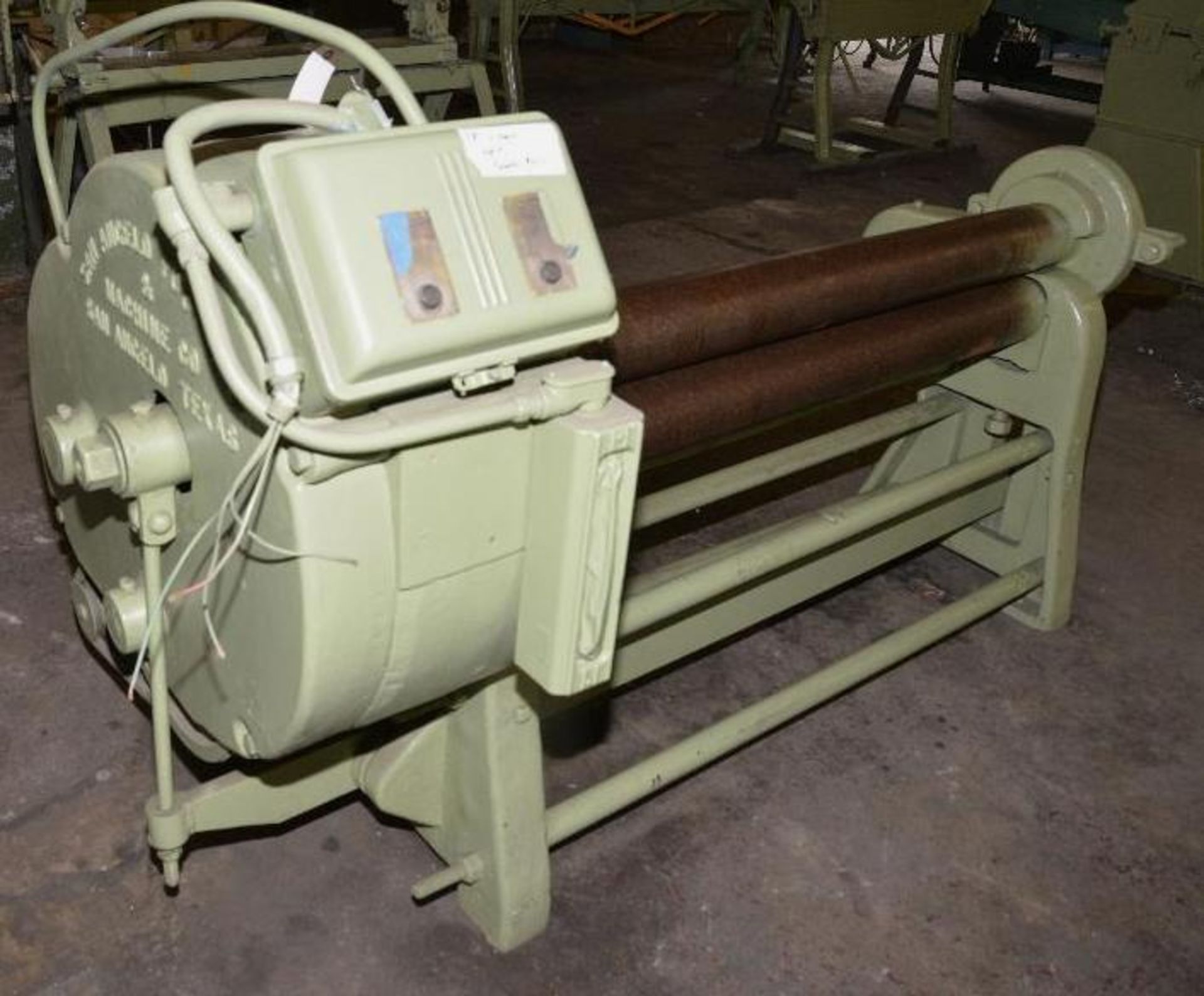 SAN ANGELO FOUNDRY & MACHINE POWER ROLLER - 48" - WESTINGHOUSE CONTROLS - SAN ANGELO, TX.