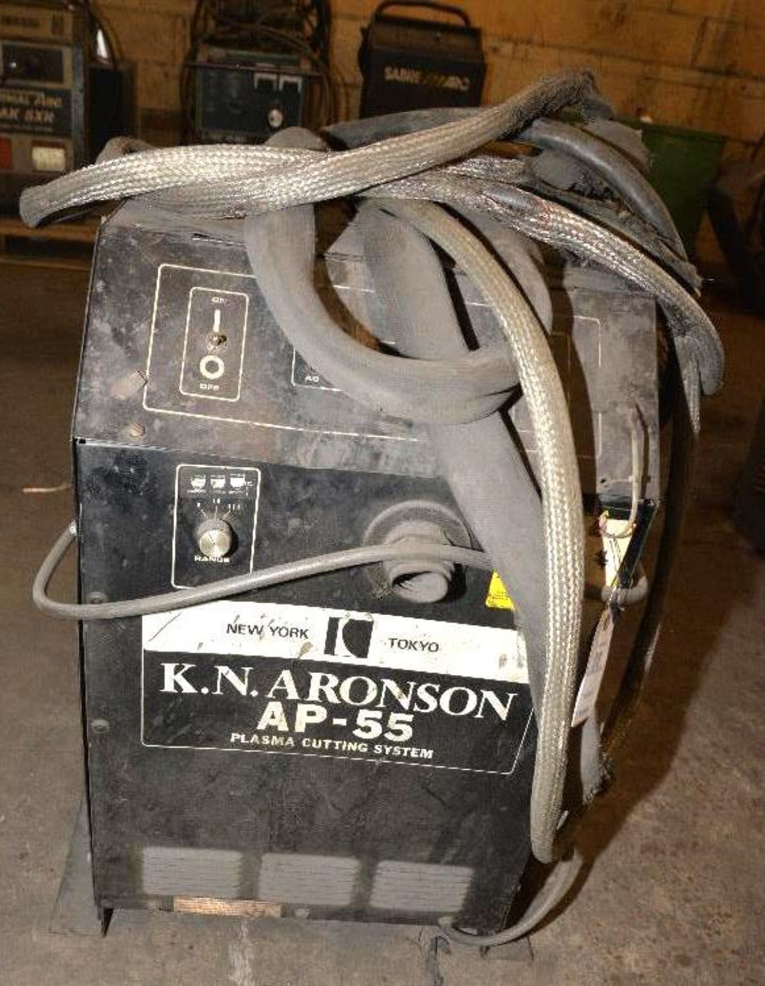 K.N. ARONSON AP-55 PLASMA CUTTING SYSTEM POWER CORD AND LEADSCONDITION UNKNOWN