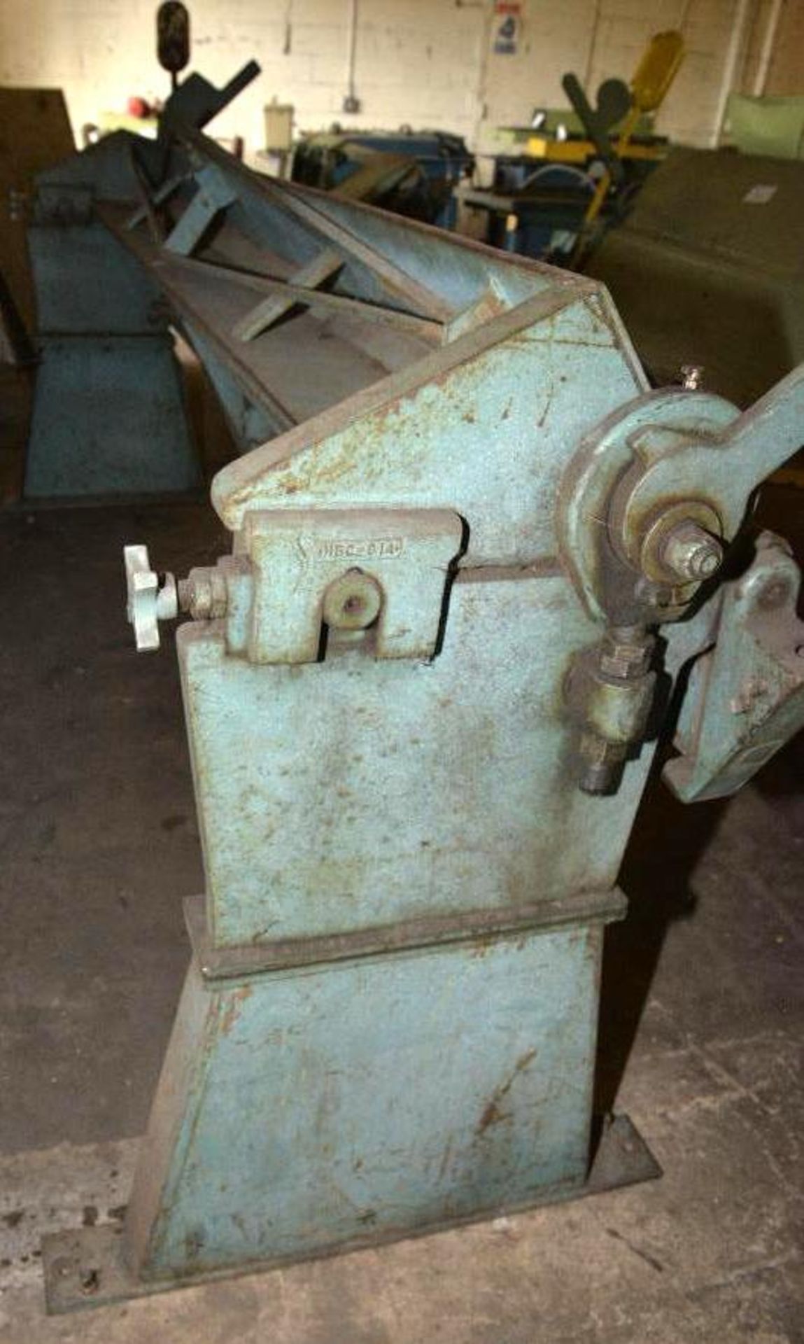 WYSONG MD. 9618 BRAKE PRESS - 8 FT. - 18 GA. CAP. S/N HB353 - Image 6 of 6