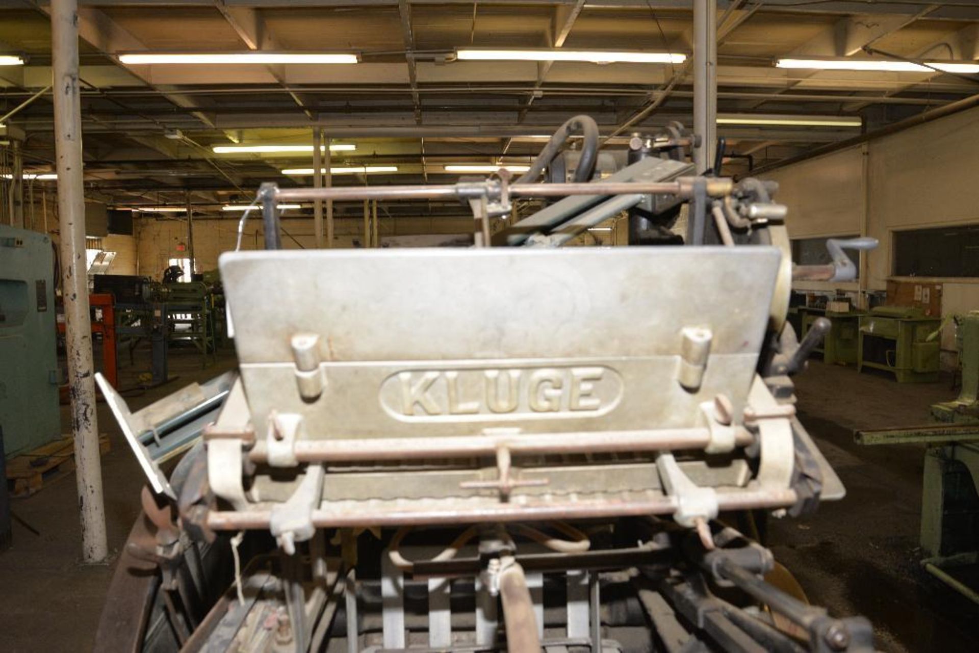 CHANLER & PRICE CO. KLUGE PRINT PRESS - CLEVELAND, OH USA - INDUCTION MOTOR - 3 PHASE - ONE OF A - Image 2 of 6