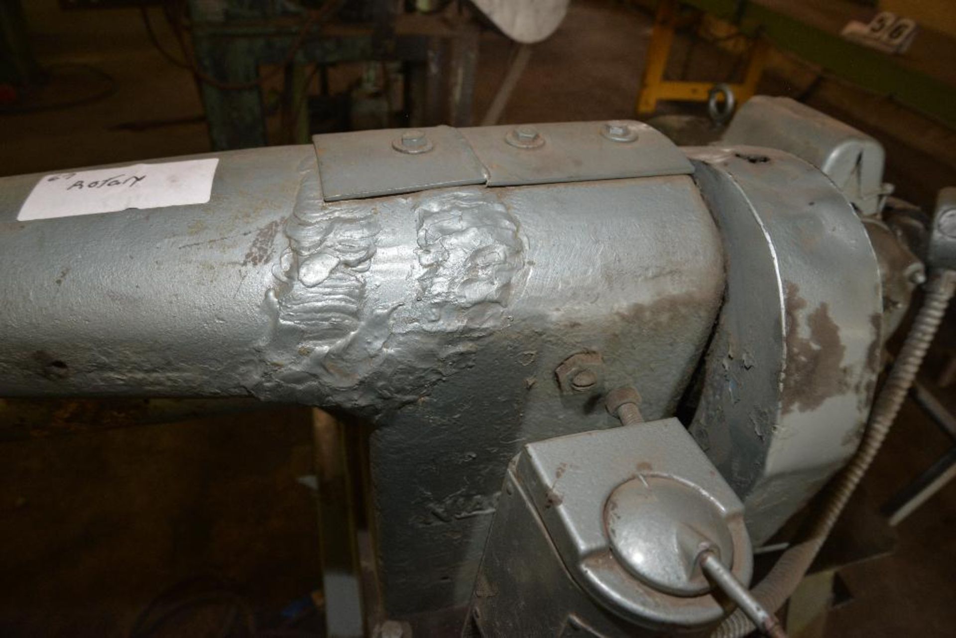 NIAGARA ROTARY MACHINE WELDED ON ROLLING STAND ARM HAS BEEN BROKEN & REWELDED - Image 9 of 11