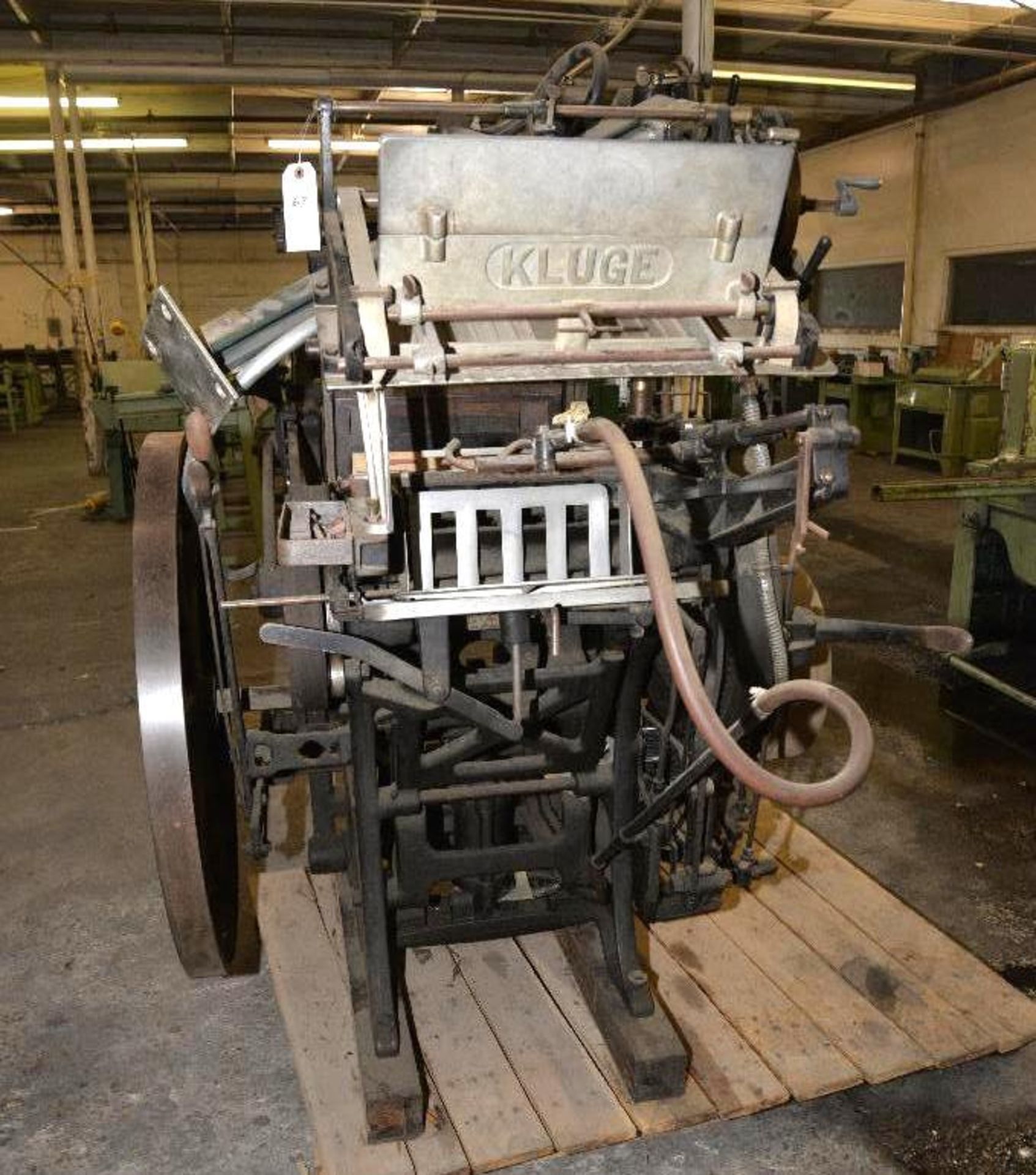 CHANLER & PRICE CO. KLUGE PRINT PRESS - CLEVELAND, OH USA - INDUCTION MOTOR - 3 PHASE - ONE OF A