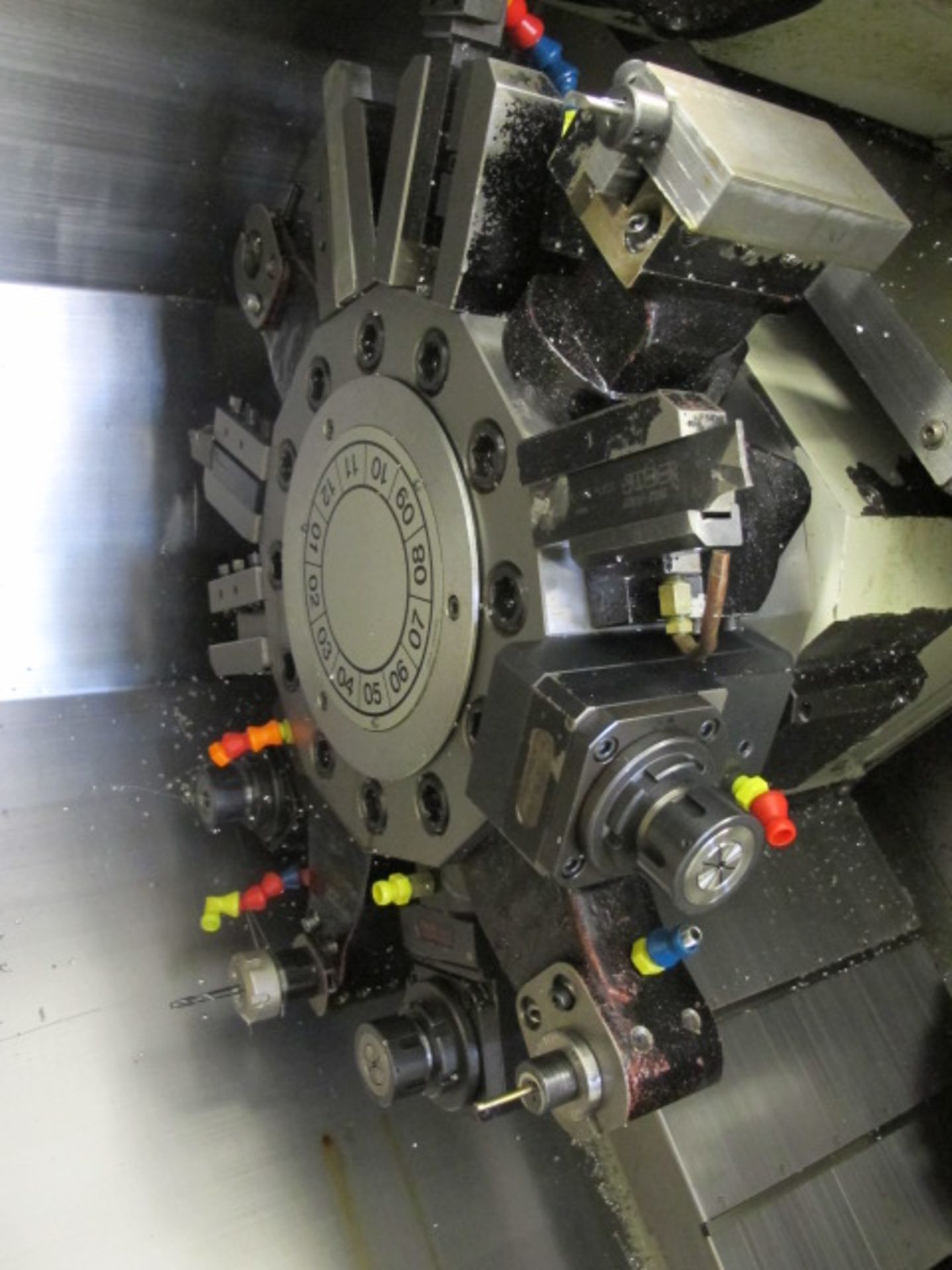 2001 Mazak Super Quick Turn 100MS Twin Spindle Live Turret CNC Turning Center s/n 156505 w/ Mazatrol - Image 11 of 18