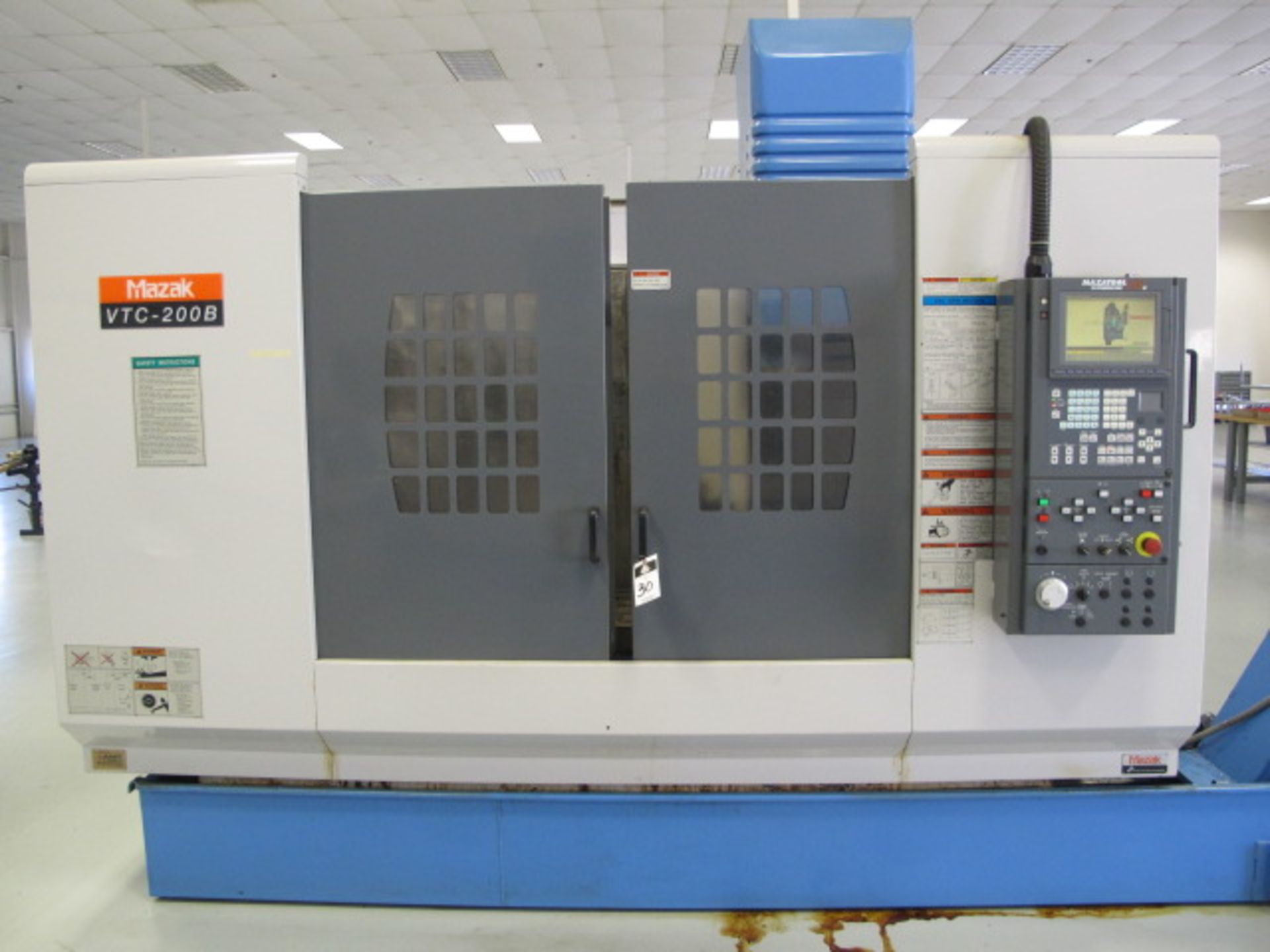 2001 Mazak VTC-200B CNC Vertical Traveling Column Machining Center s/n 152303 w/ Mazatrol PC- - Image 2 of 12