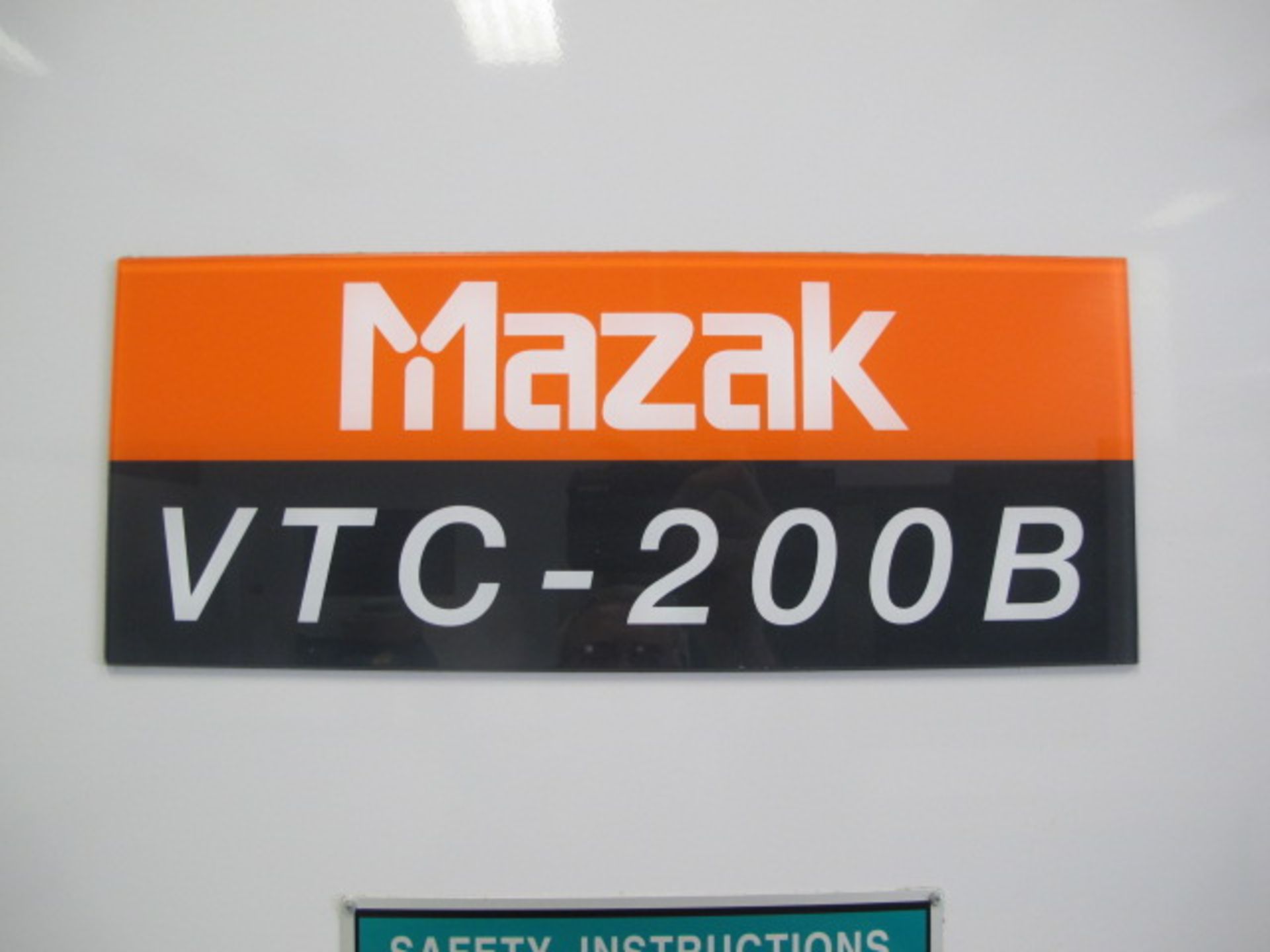 2001 Mazak VTC-200B CNC Vertical Traveling Column Machining Center s/n 152303 w/ Mazatrol PC- - Image 5 of 12