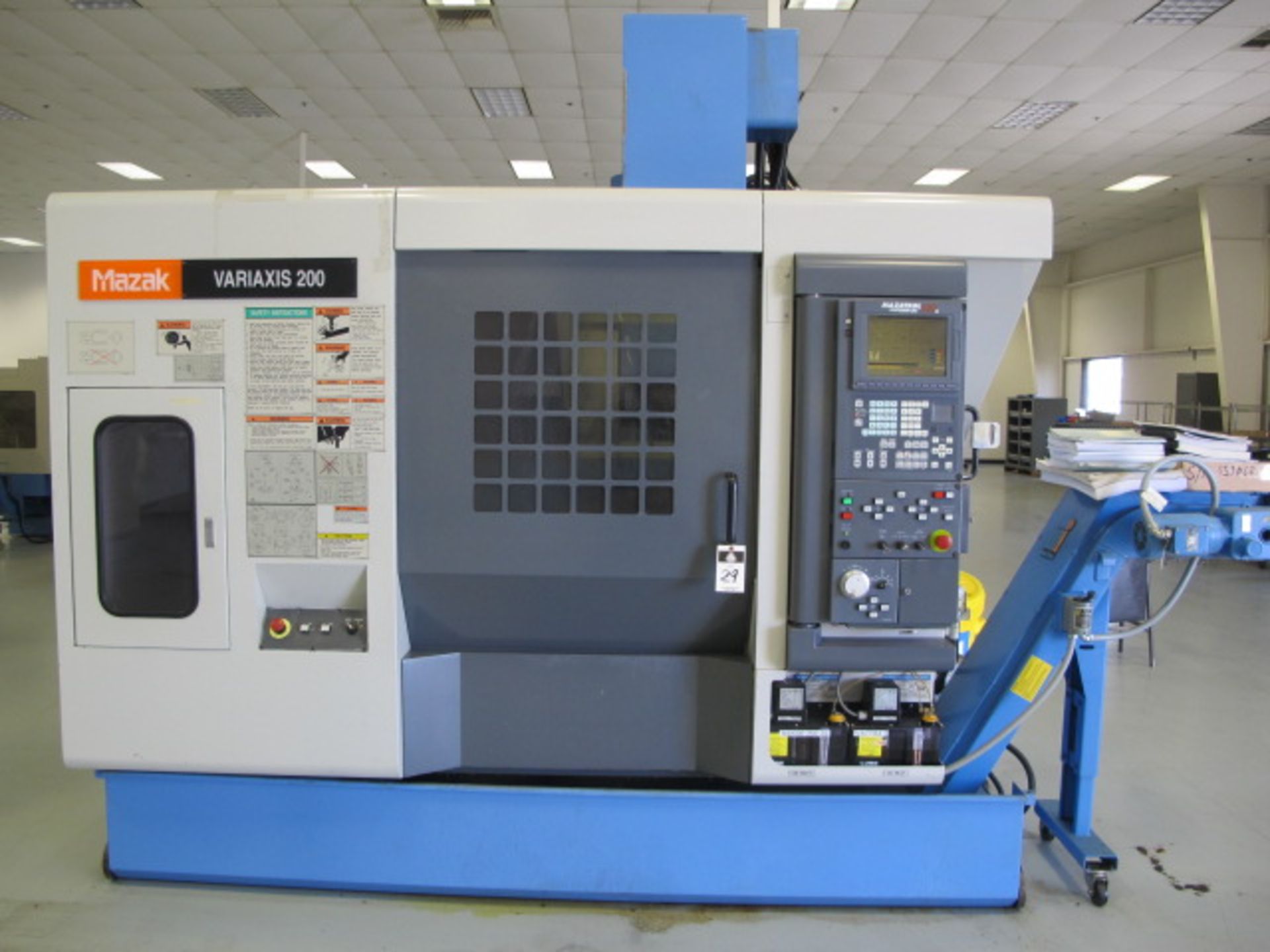 2000 Mazak VARIAXIS 200 5-Axis CNC Vertical Machining Center s/n 153068 w/ Mazatrol PC-FUSION-CNC