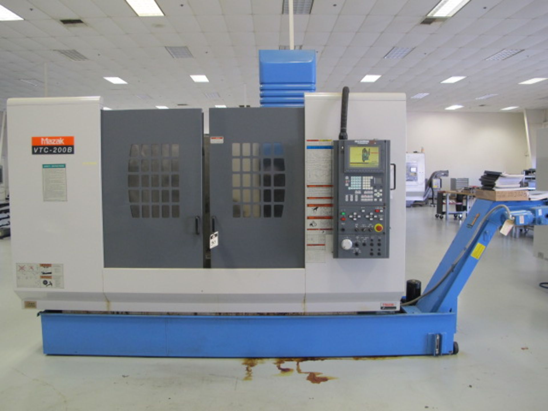 2001 Mazak VTC-200B CNC Vertical Traveling Column Machining Center s/n 152303 w/ Mazatrol PC-